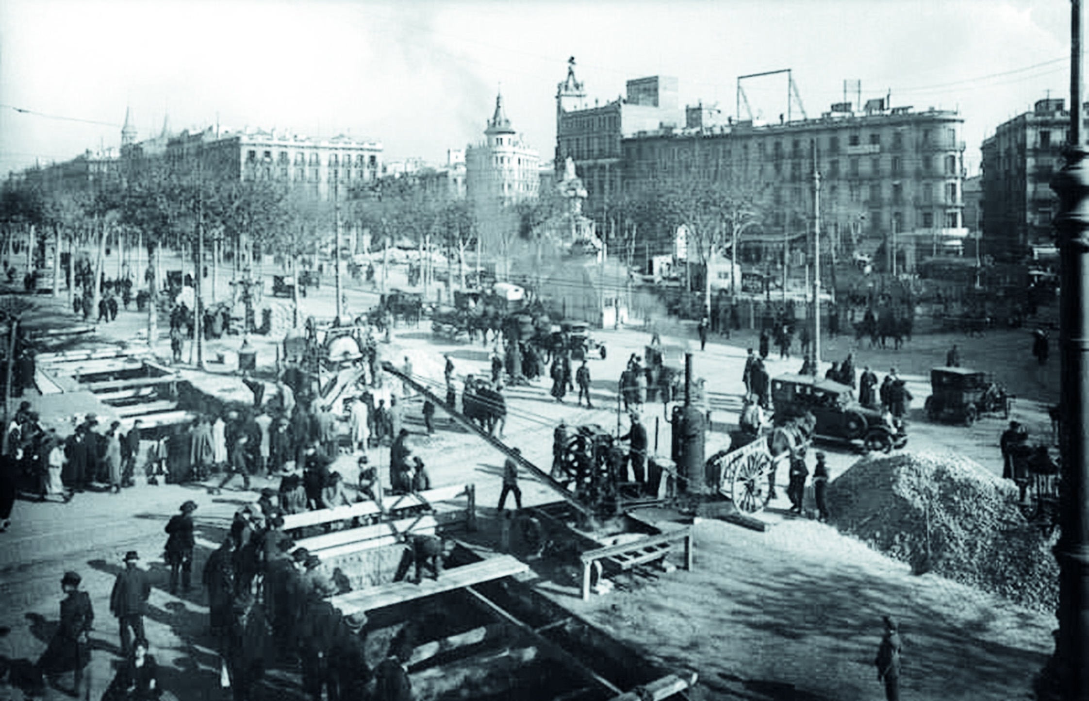 Les obres del Transversal, la segona línia del metro que...