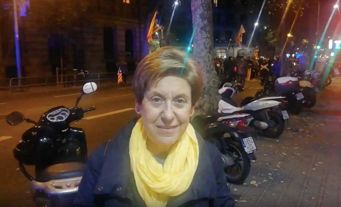 Rosa Monclús, una dels 10 barcelonins que envien un missatge de Nadal als presos