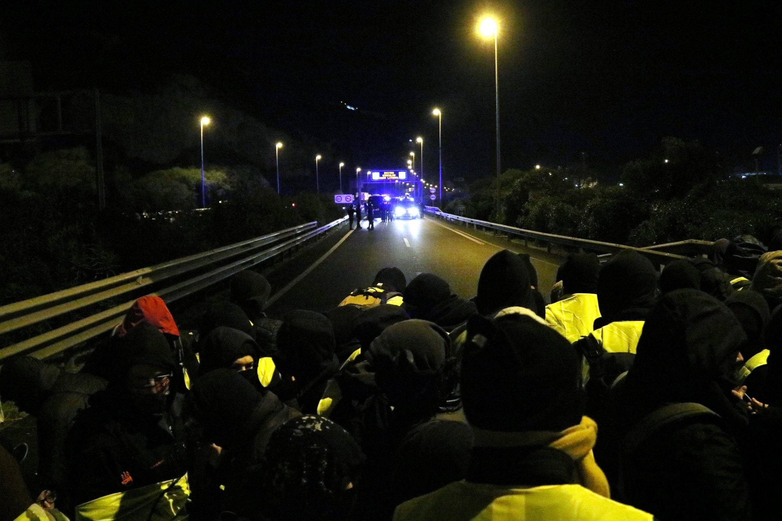 Protestes a la ronda Litoral / ACN