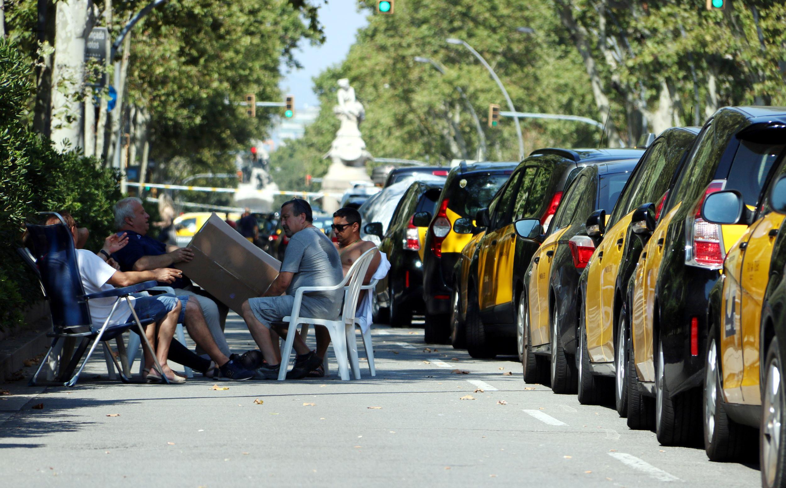 Taxistes en vaga al juliol. | ACN