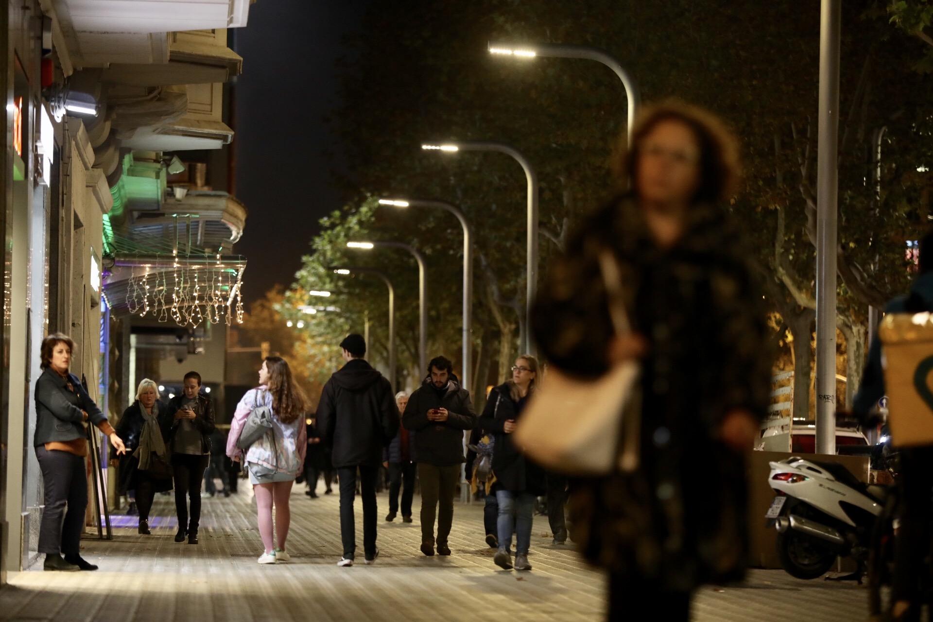 La Diagonal, en una imatge del desembre / Jordi Play