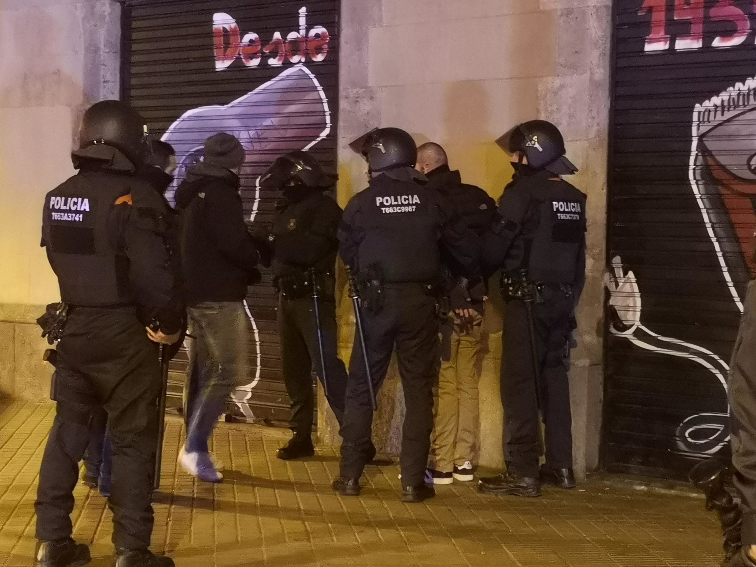 Un dels detinguts per les protestes dels taxistes en vaga / D.C.