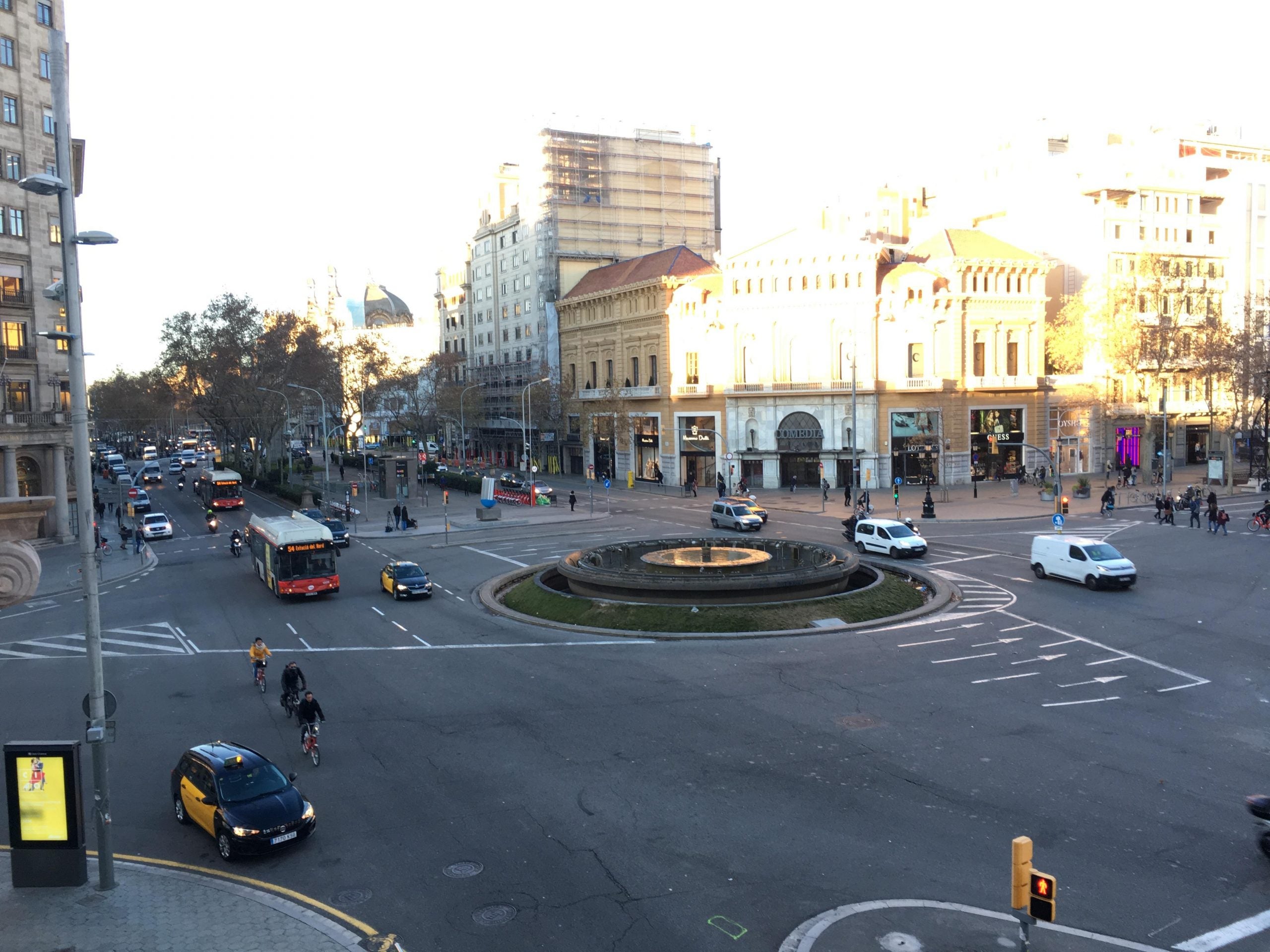 Una imatge d'arxiu de la Gran Via de les Corts Catalanes / S.B.