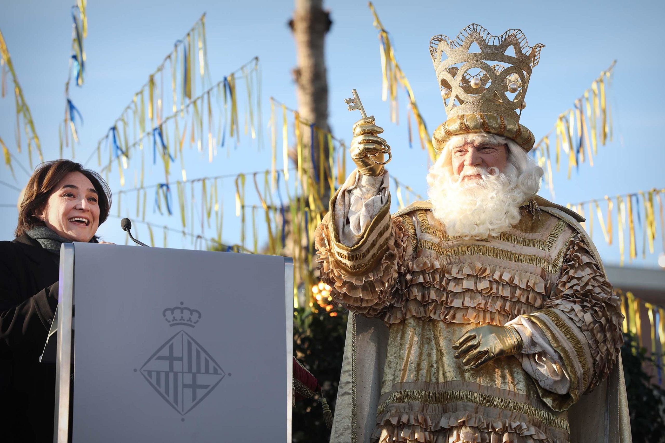 Arribada dels Reis Mags al Moll de la Fusta de Barcelona, l'any passat / Jordi Play