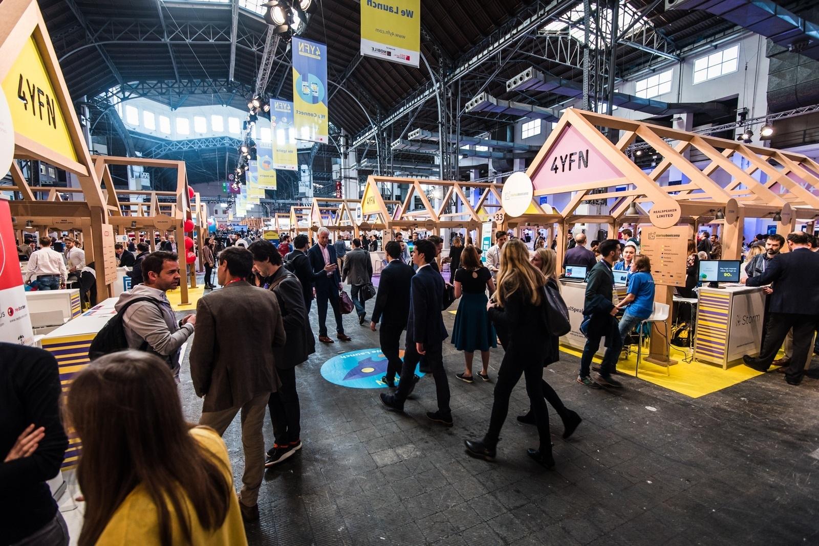 Stands en una edició passada del Mobile World Congress