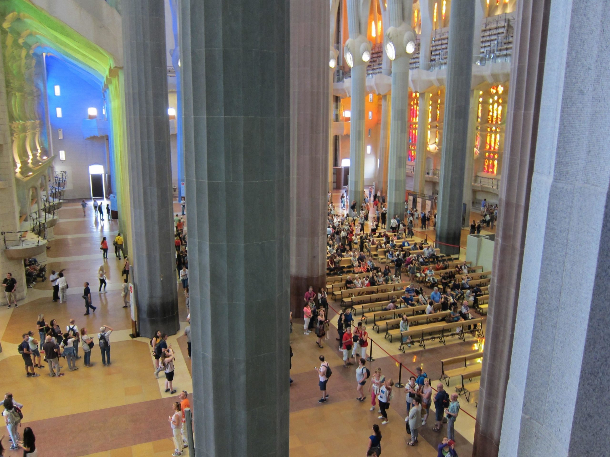 Interior de la basílica de la Sagrada Familia / Europa Press