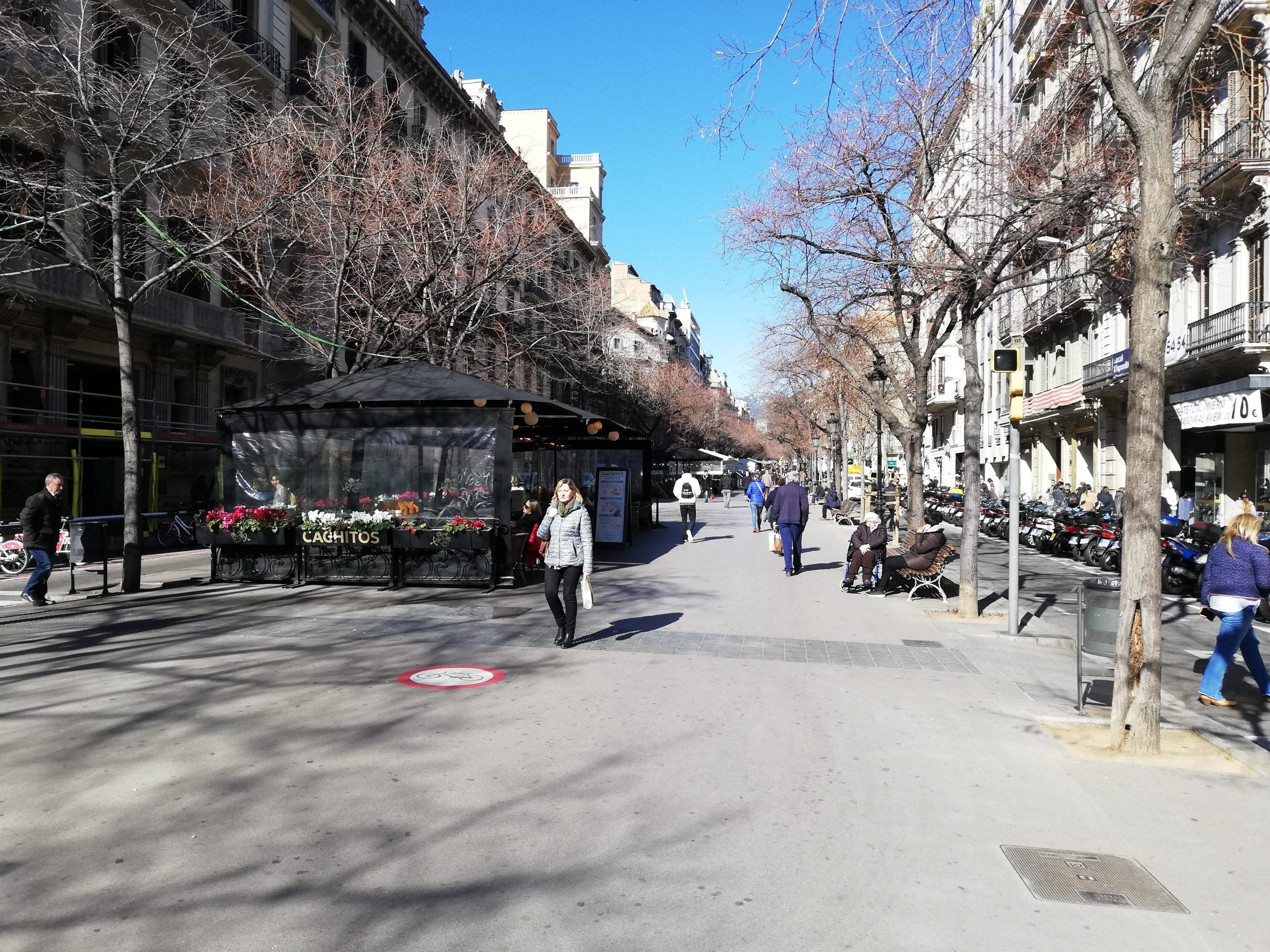 La disponibilitat de locals a rambla Catalunya ha crescut de manera desmesurada l'últim any / XFDC