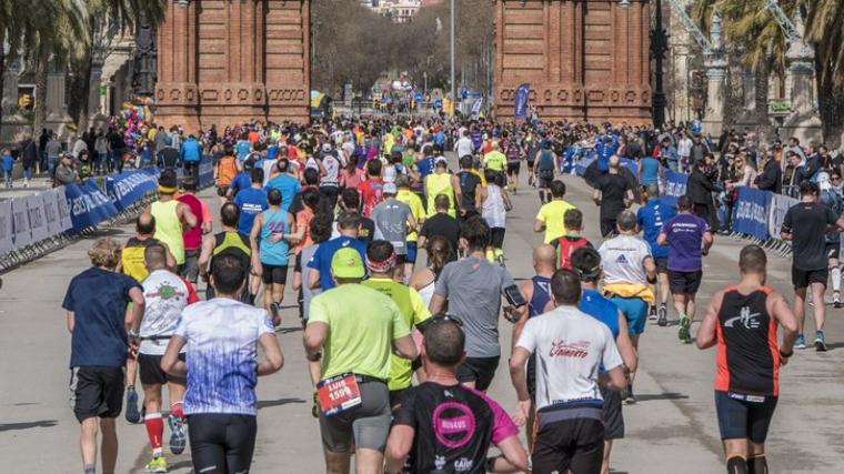 La Mitja Marató de Barcelona, en una imatge d'arxiu / Mitja Marató de Barcelona