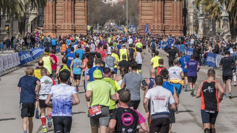 Imatge d'arxiu d'una Mitja Marató anterior / Mitja Marató de Barcelona 