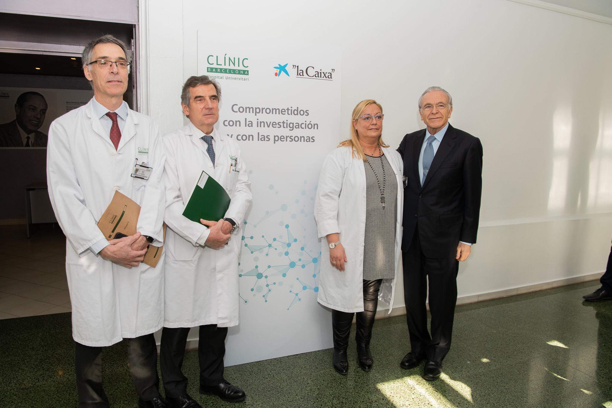 Presentació de l'aliança entre la Fundació Bancària 'la Caixa' i l'Hospital Clínic / Clínic