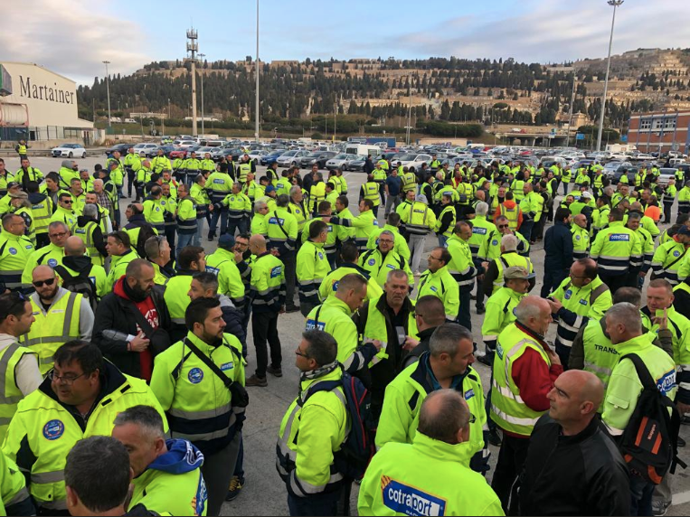 Vaga de camioners aquesta setmana al Port de Barcelona / Sintraport