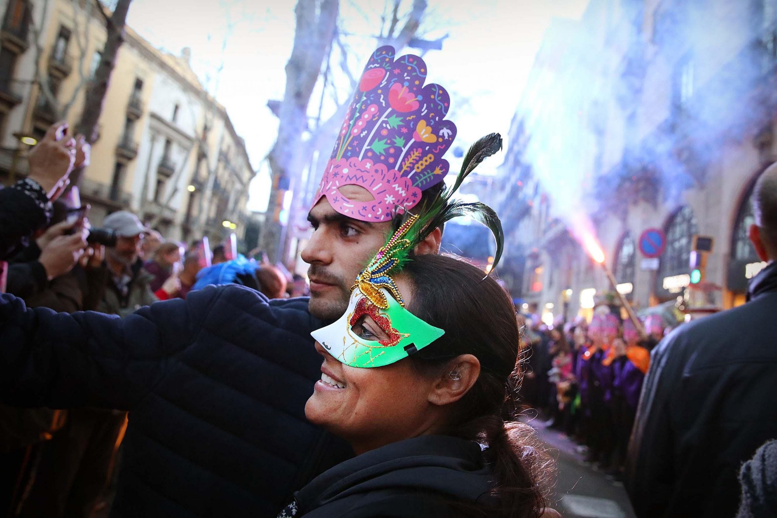 Participants de l'Arribo de Carnaval / Arxiu - Jordi Play