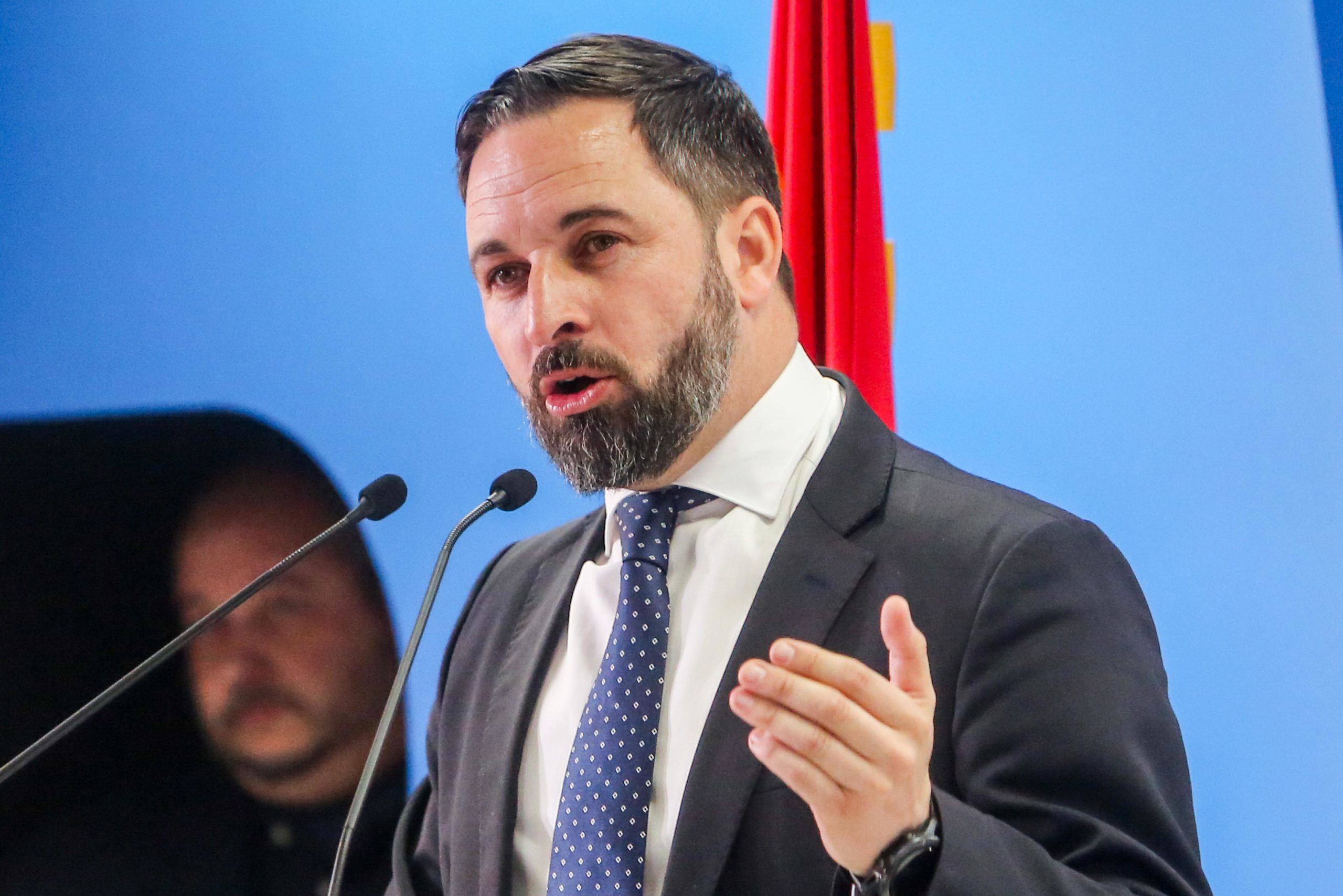 El president de Vox, Santiago Abascal, en una imatge recent / Europa Press