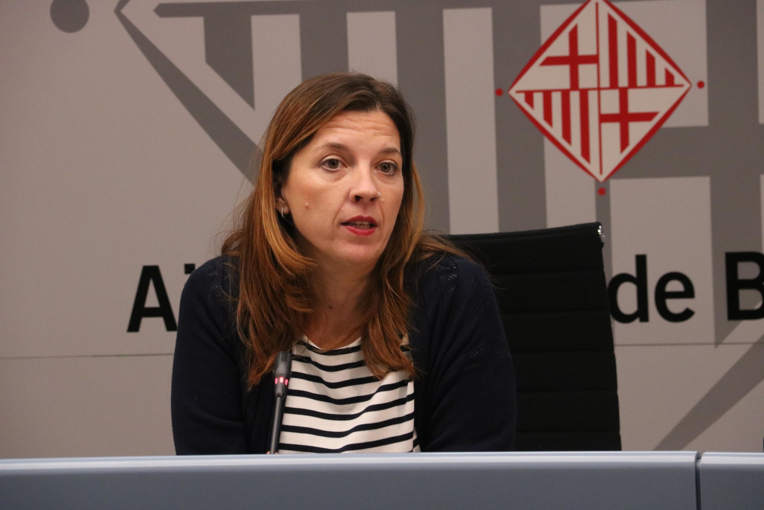 Imatge d'arxiu de Laia Ortiz durant una roda de premsa / ACN (Miquel Codolar)