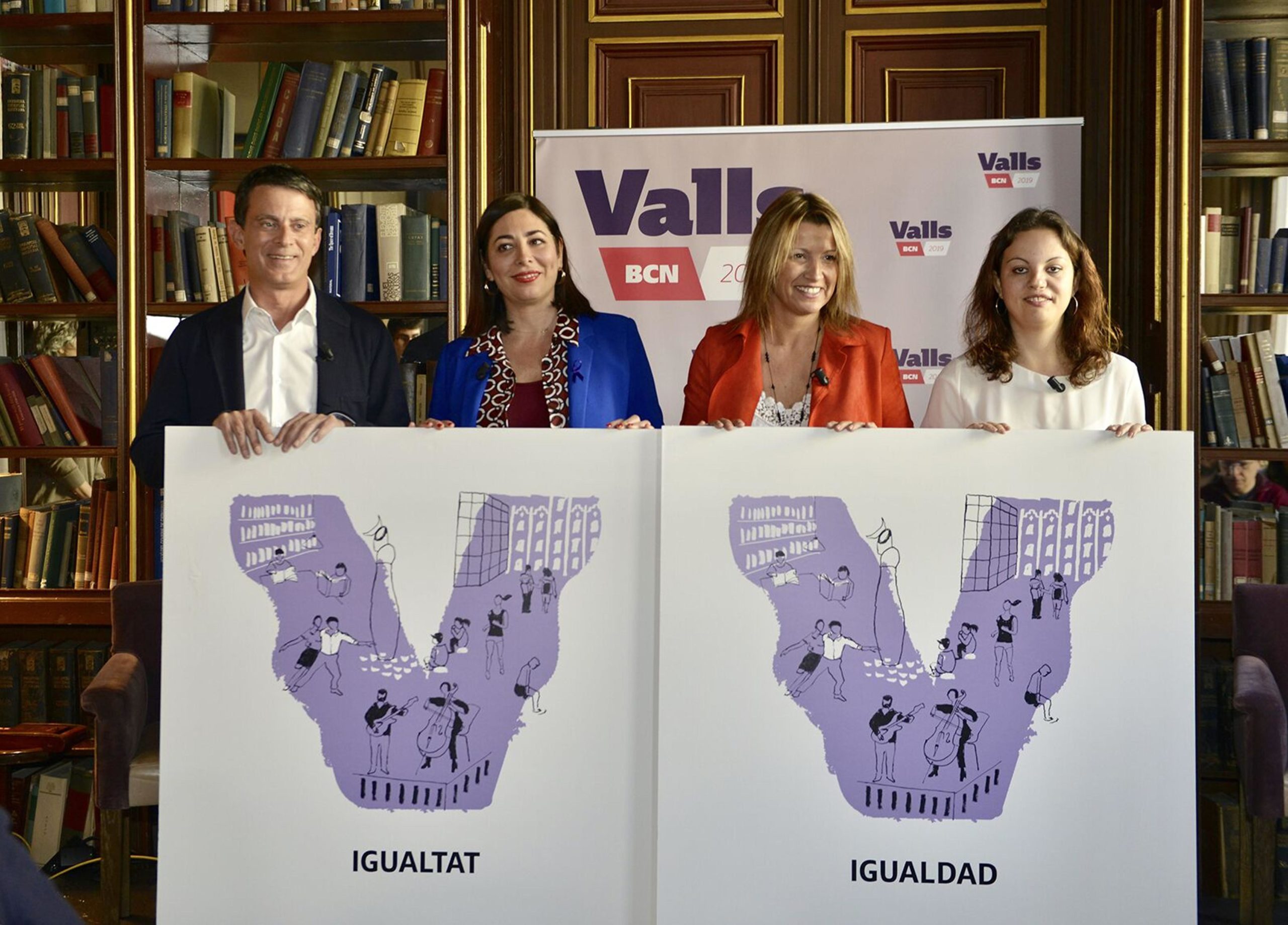 Valls ha presentat tres dones com a número 2, 4 i 8 de la seva llista per Barcelona / ACN