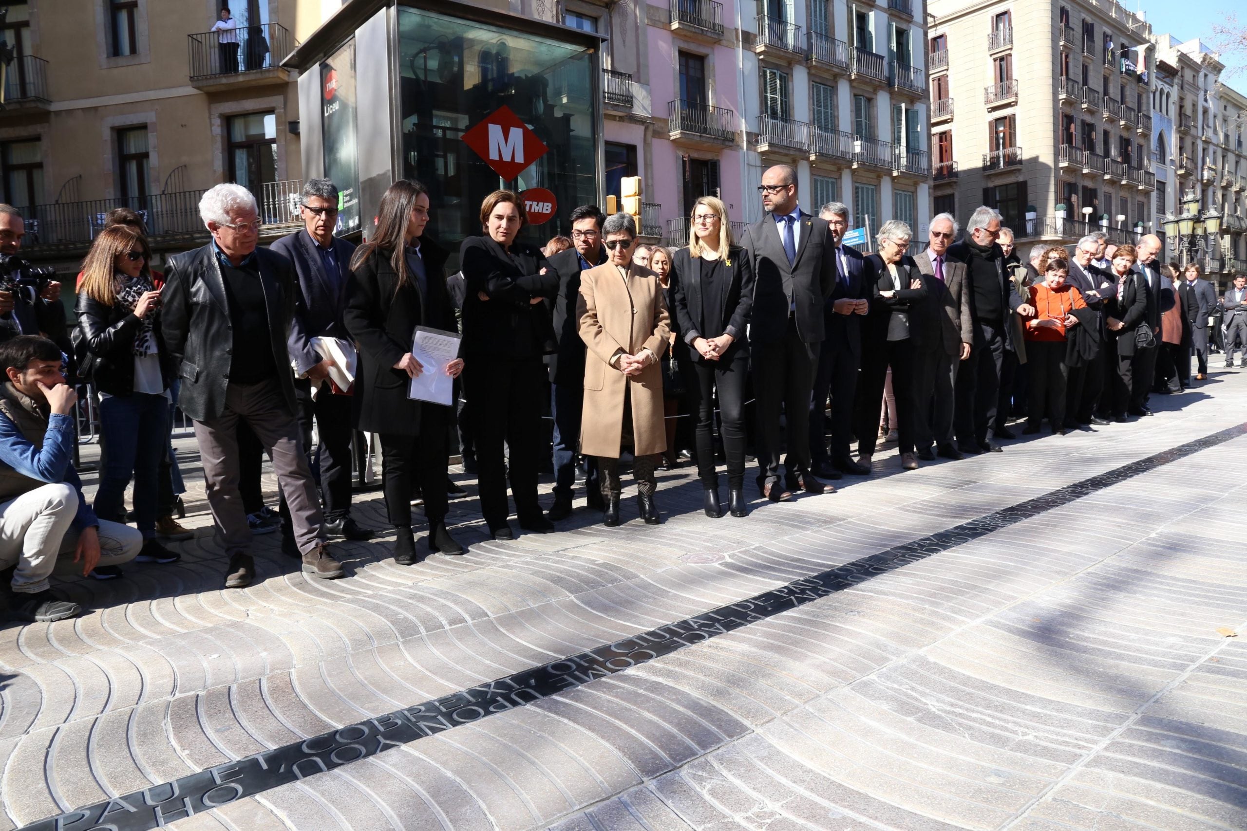 Acte d'inauguració del memorial per les víctimes del 17-A. | Ajuntament de Barcelona