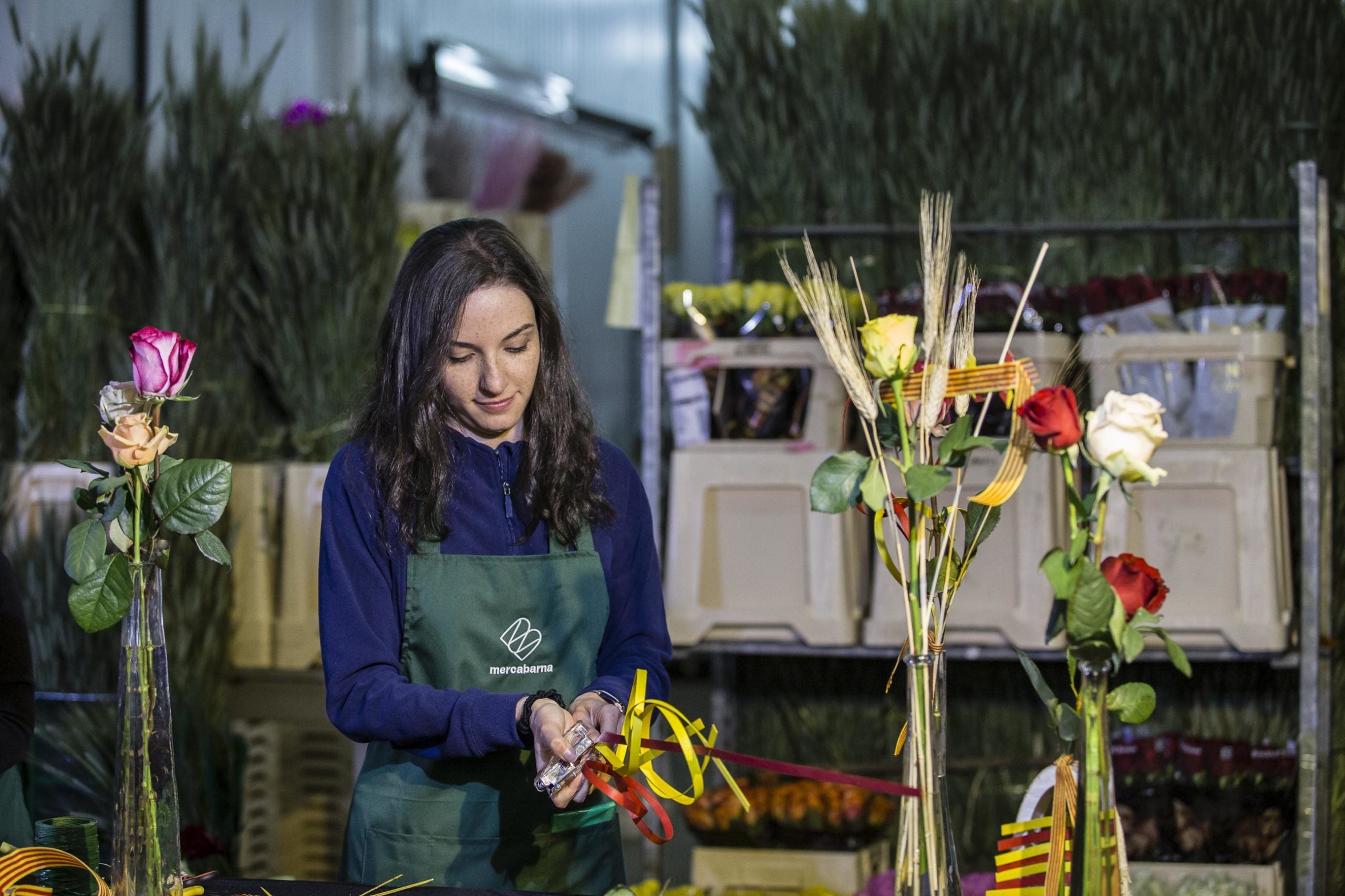 Aquest Sant Jordi es vendran gairebé 7 milions de roses / Mercabarna