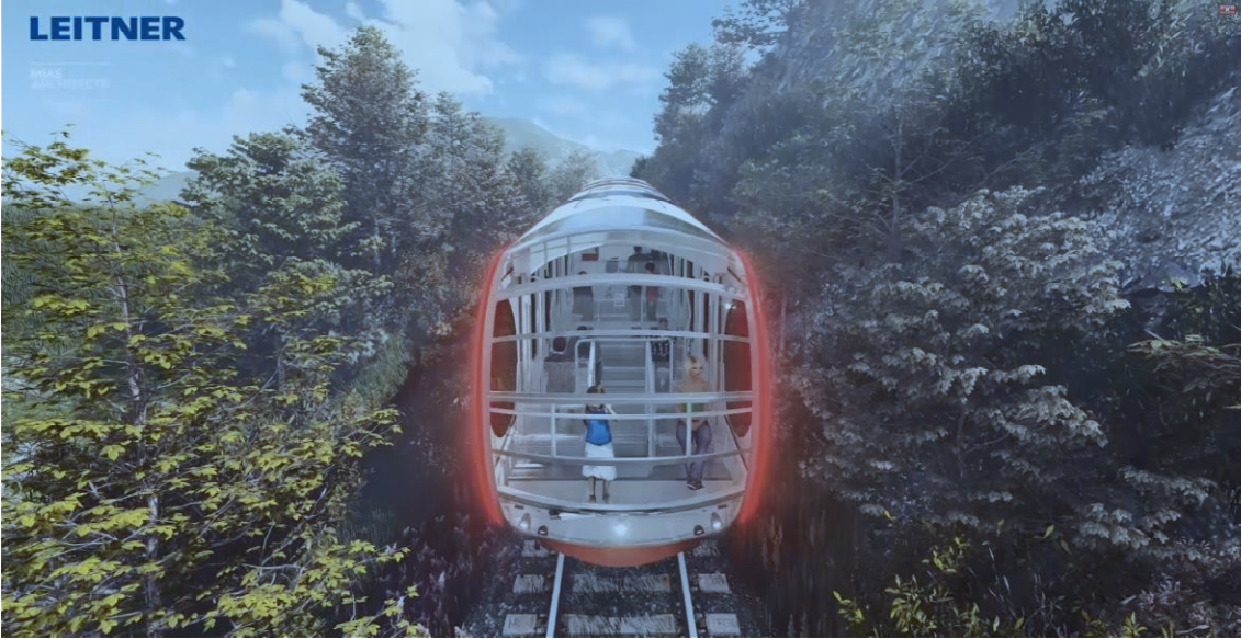 Una recreació de com serà el nou Funicular del Tibidabo / Ajuntament de Barcelona