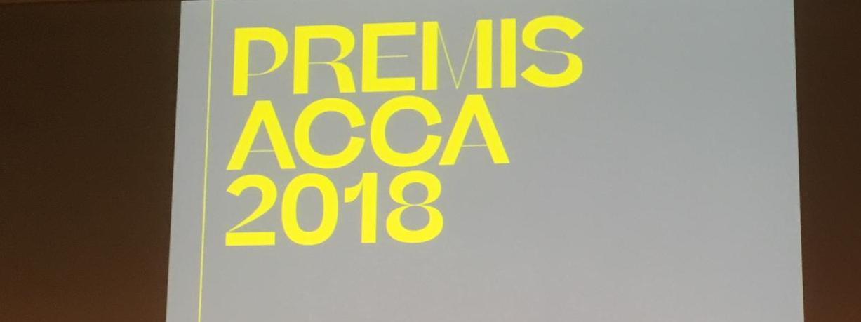 Mostra d'una projecció dels Premis ACCA 2018. / ACCA