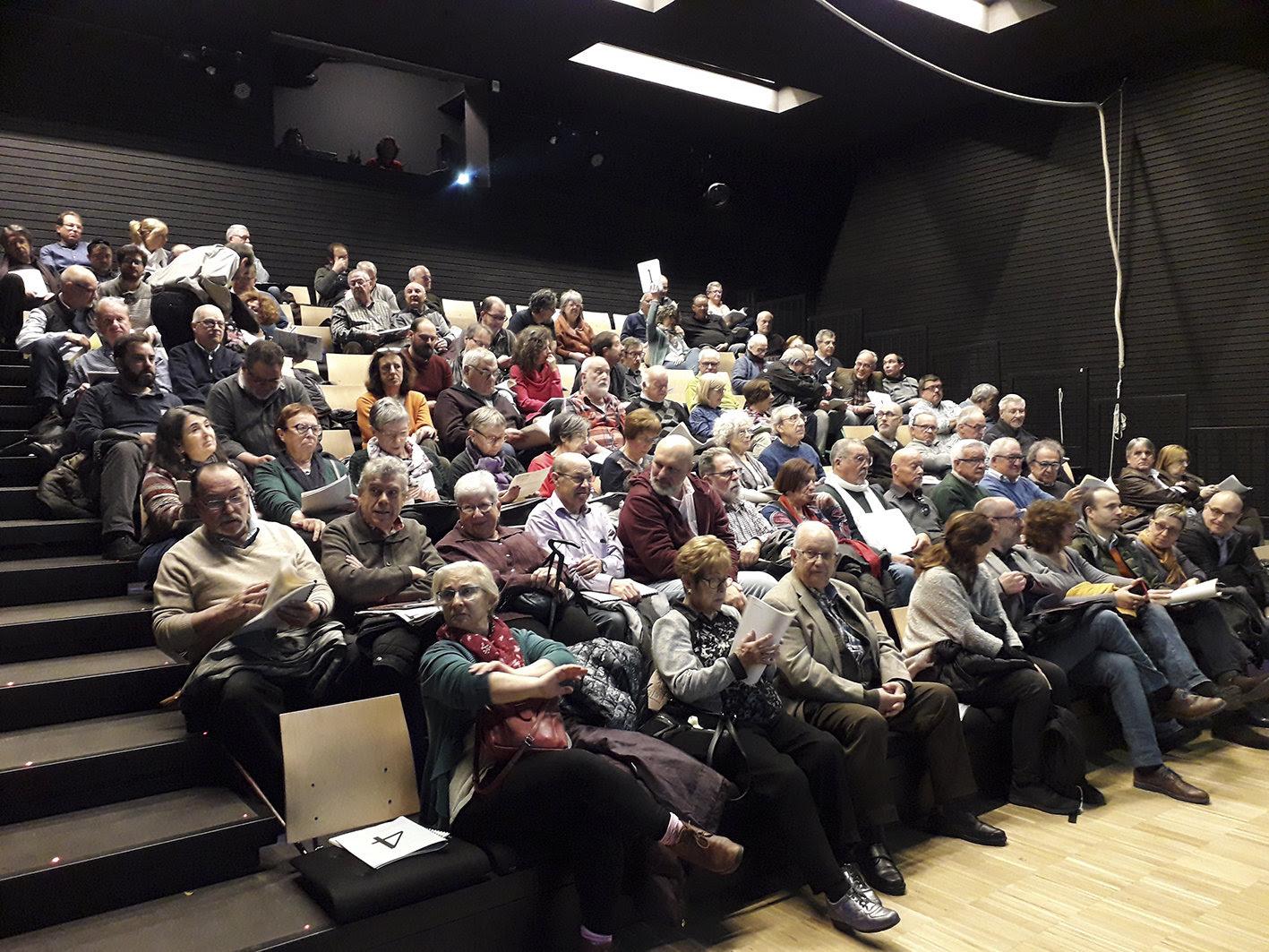 L'assemblea general de la FAVB, aquest dissabte a Can Clariana Cultural, del barri de Congrés-Indians / FAVB