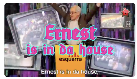 'Ernest is in the house', la versió del Polònia del reggaetón de Colau / Polònia TV3