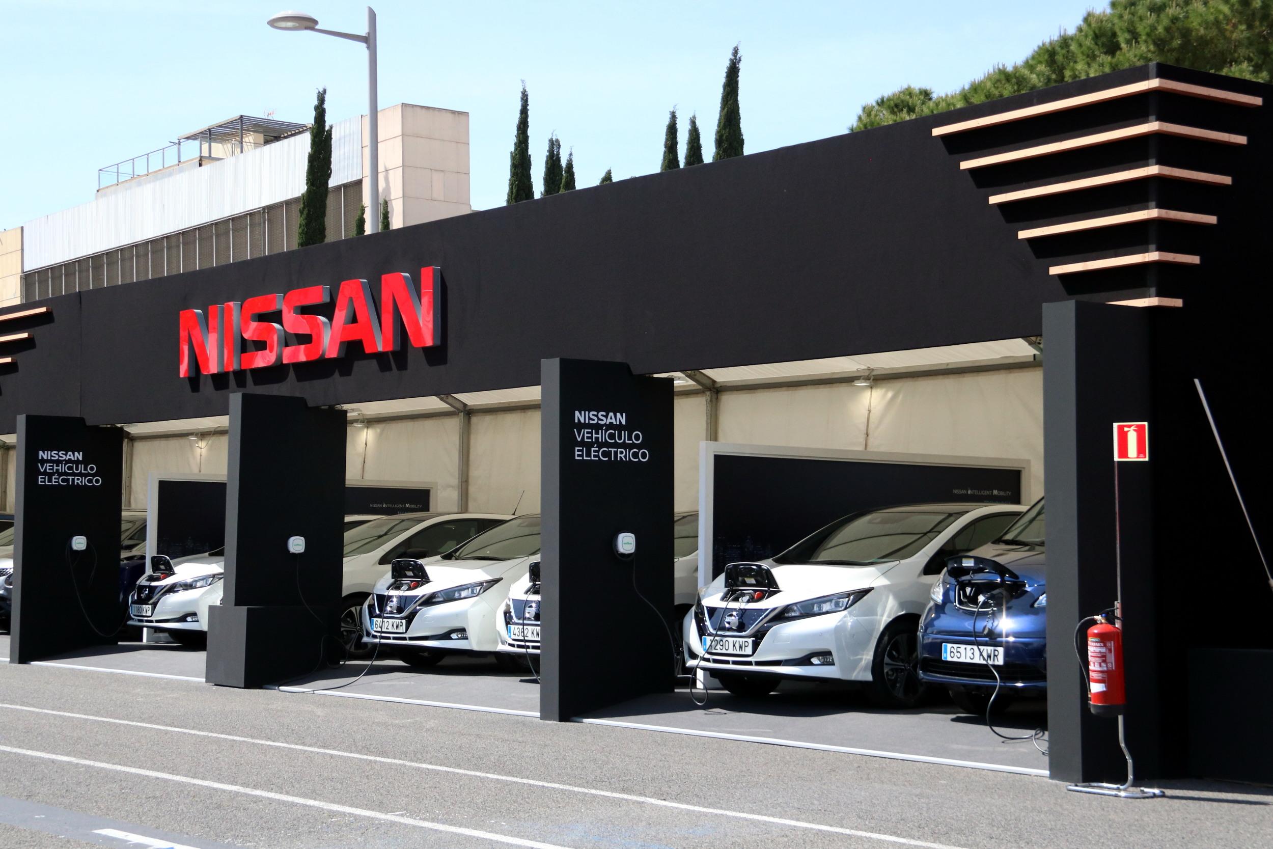 Vehicles elèctrics exposats per Nissan a l'Automobile Barcelona / ACN - Maria Belmez