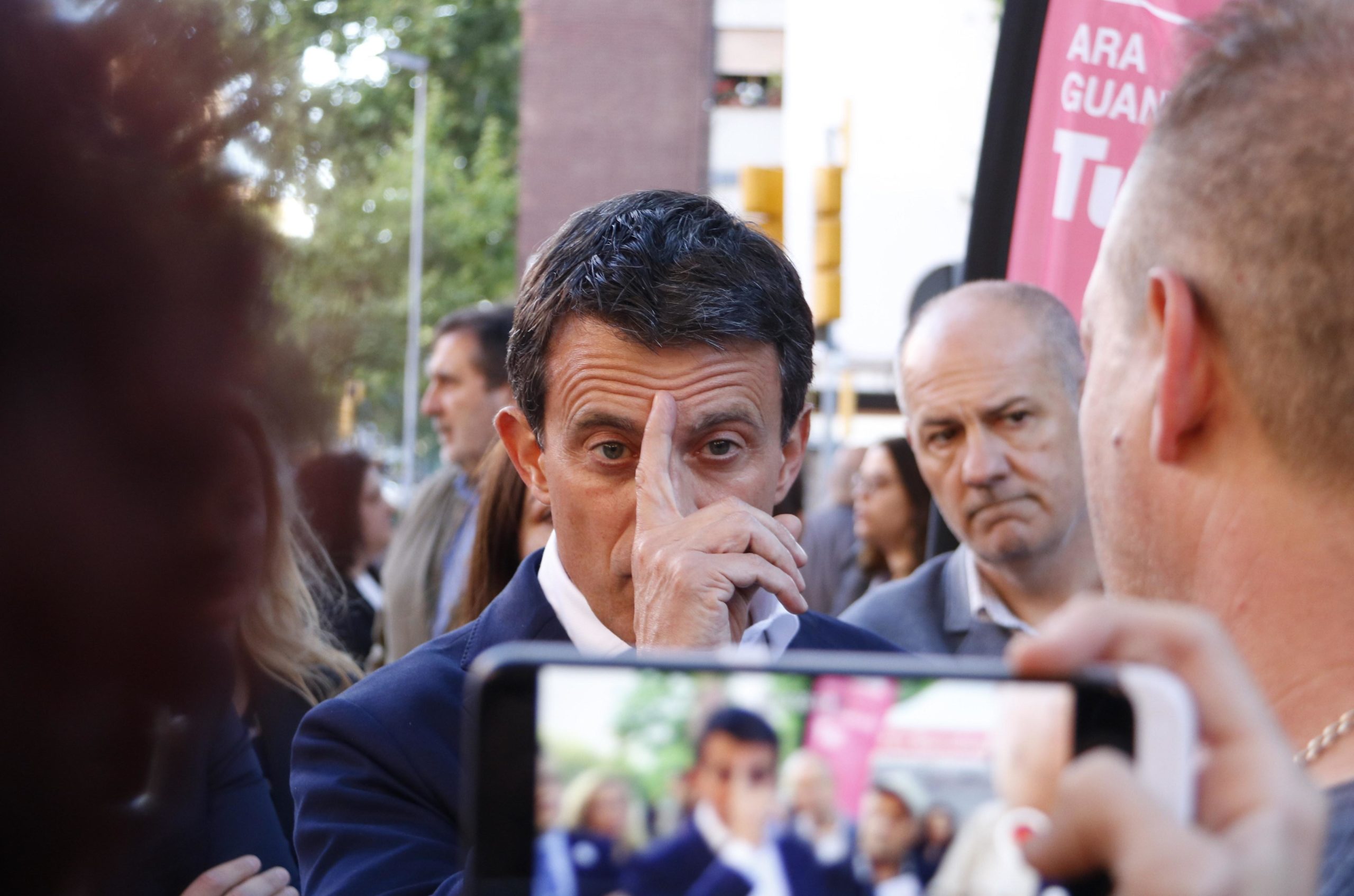 Manuel Valls durant l'acte a la Verneda i la Pau. / ACN (Gerard Artigas)