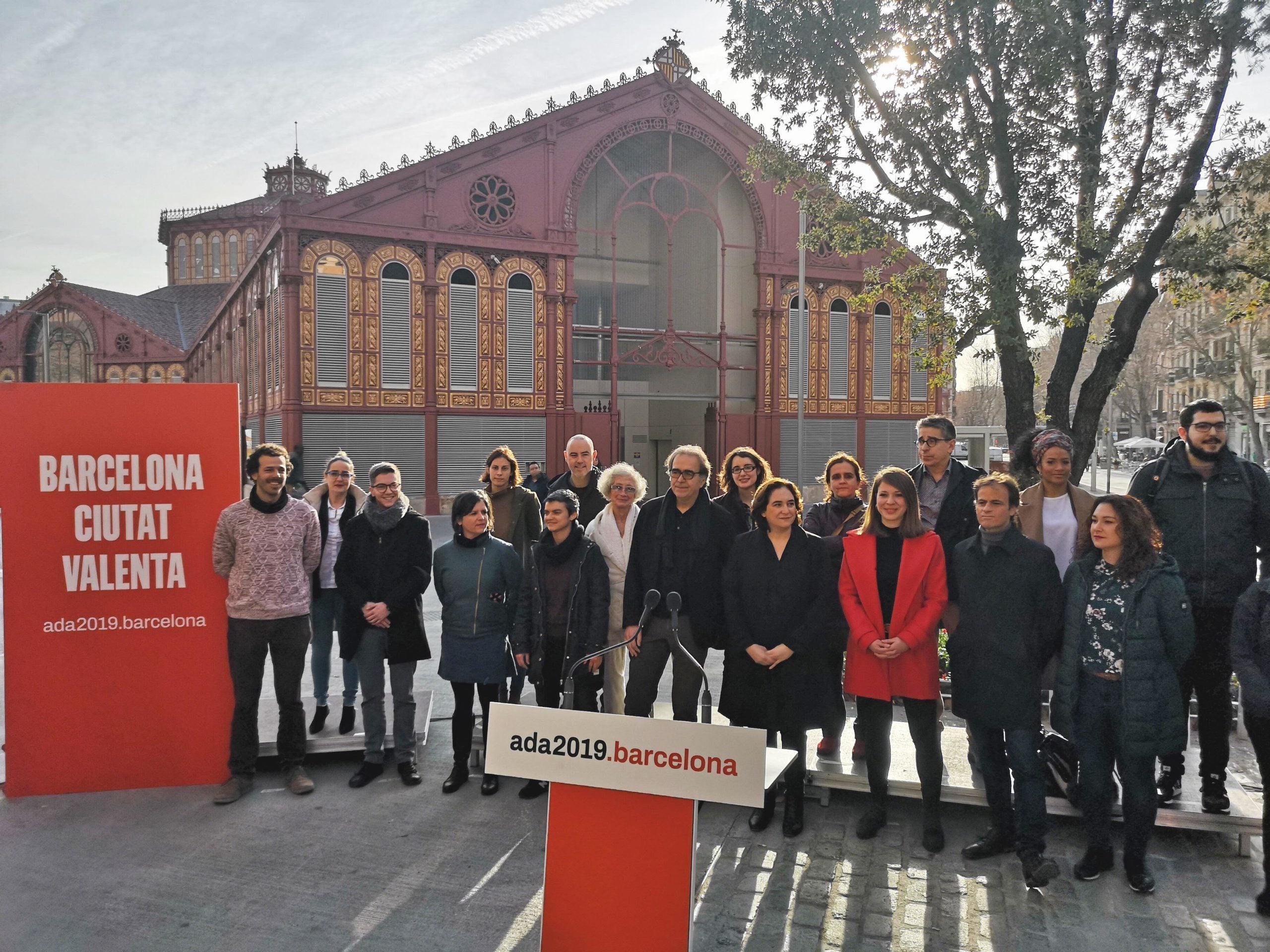 La presentació de la candidatura d'Ada Colau per a les eleccions municipals del 2019 / D. C.