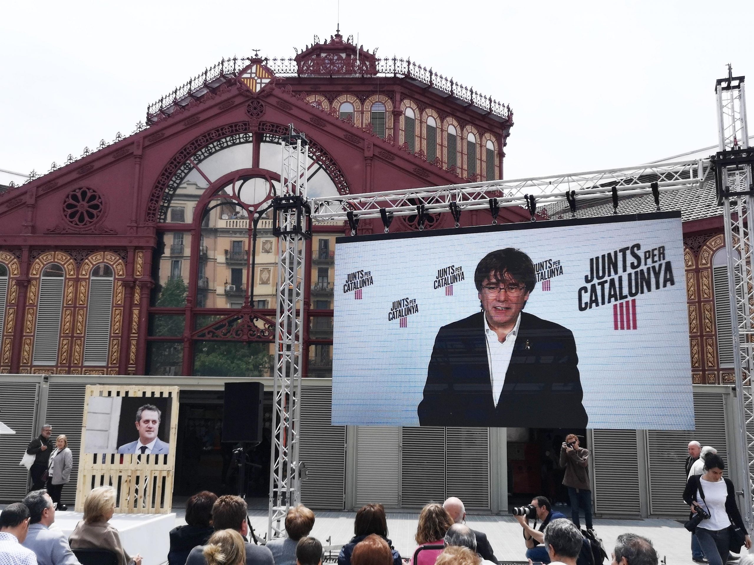 El candidat de JxCat a les europees, Puigdemont, ha donat suport a l'a