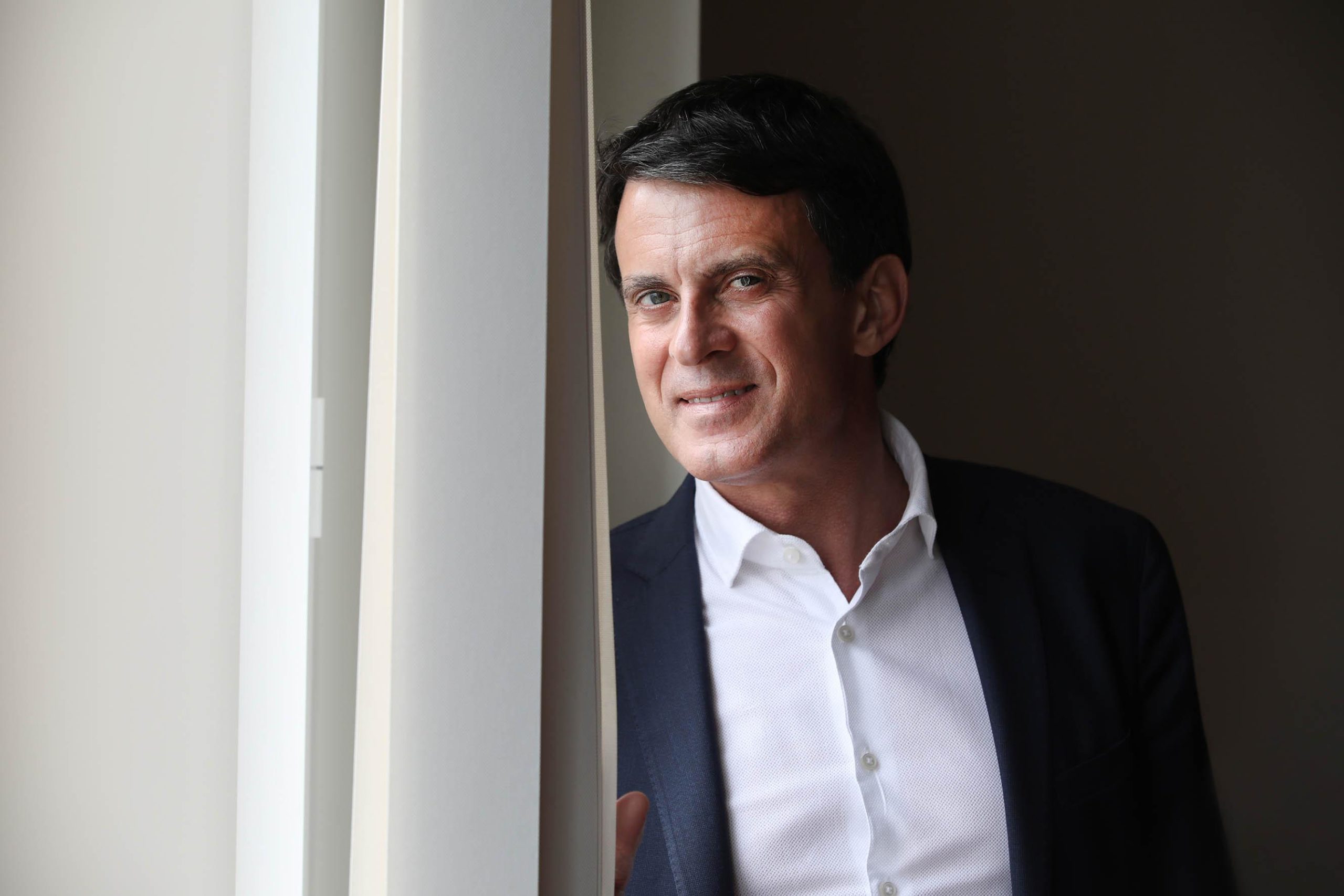 Manuel Valls, a la seu de campanya de la candidatura, als Jardinets de Gràcia, en imatge d'arxiu / Jordi Play