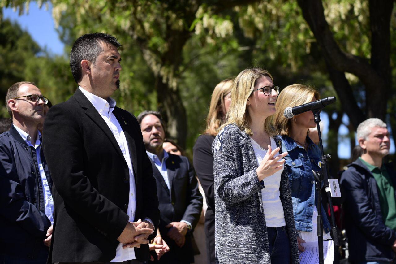 Elsa Artadi intervé en un acte amb les 36 candidatures de JxCat a l'àrea metropolitana. | JxCat