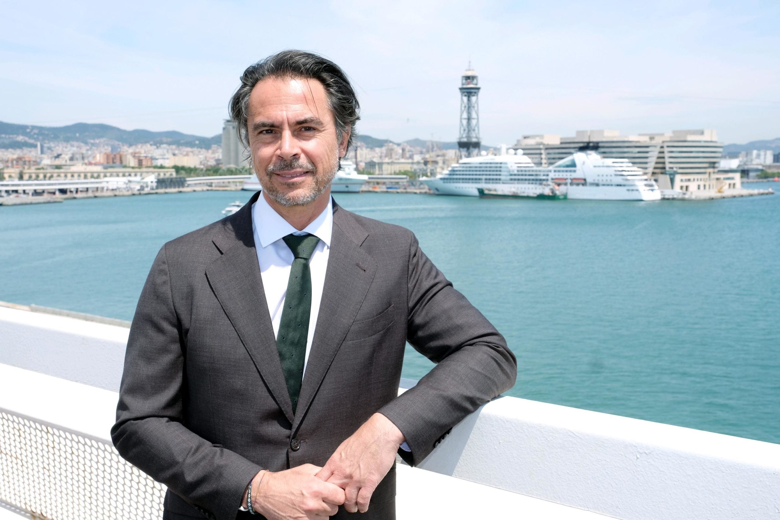 El director general de la CLIA España, Alfredo Serrano, durant una visita al Port de Barcelona / CLIA