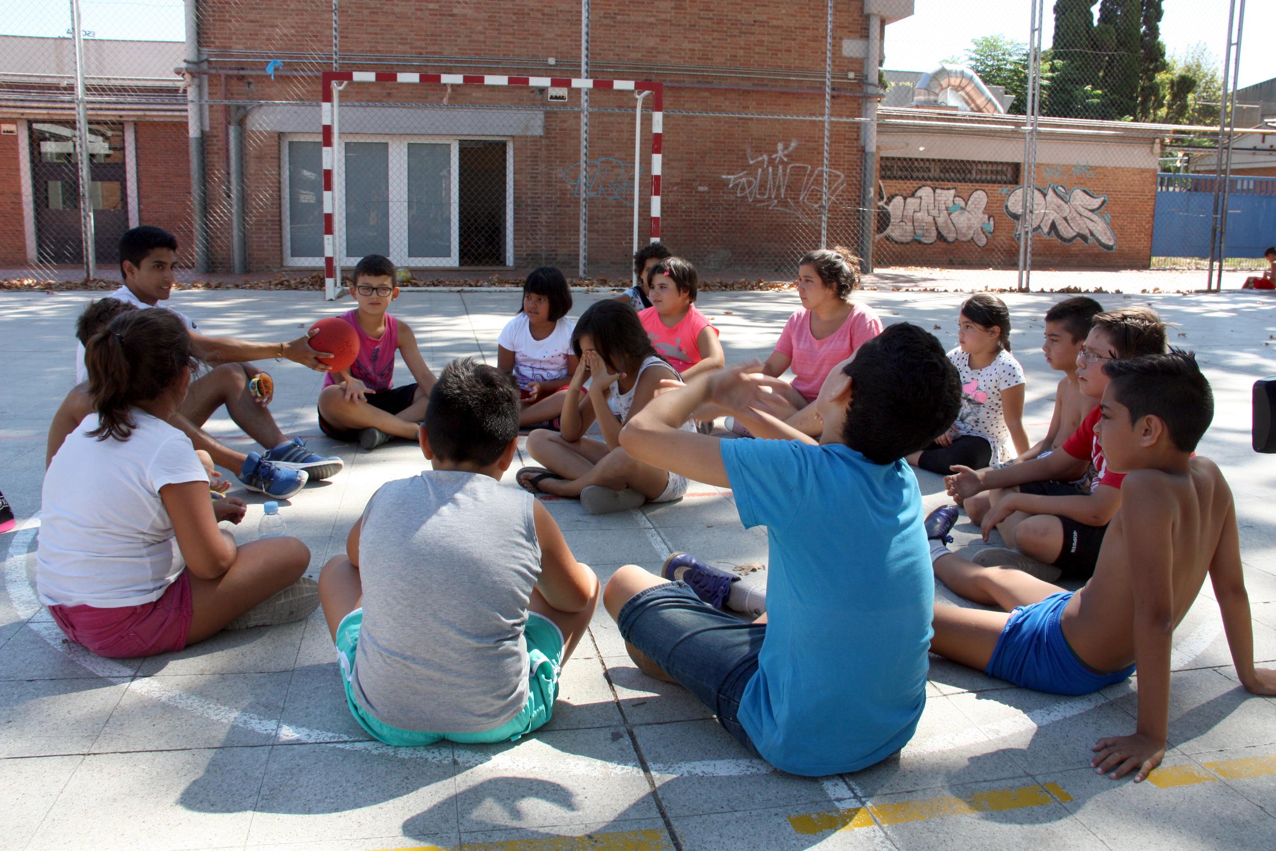 Imatge d'un pati escolar de Barcelona, en una fotografia d'arxiu / ACN