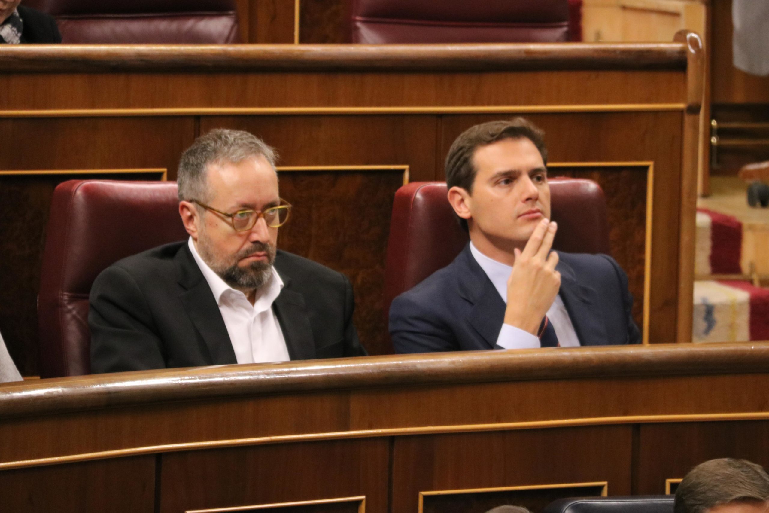 Juan Carlos Girauta i Albert Rivera, al Congrés dels Diputats / ACN