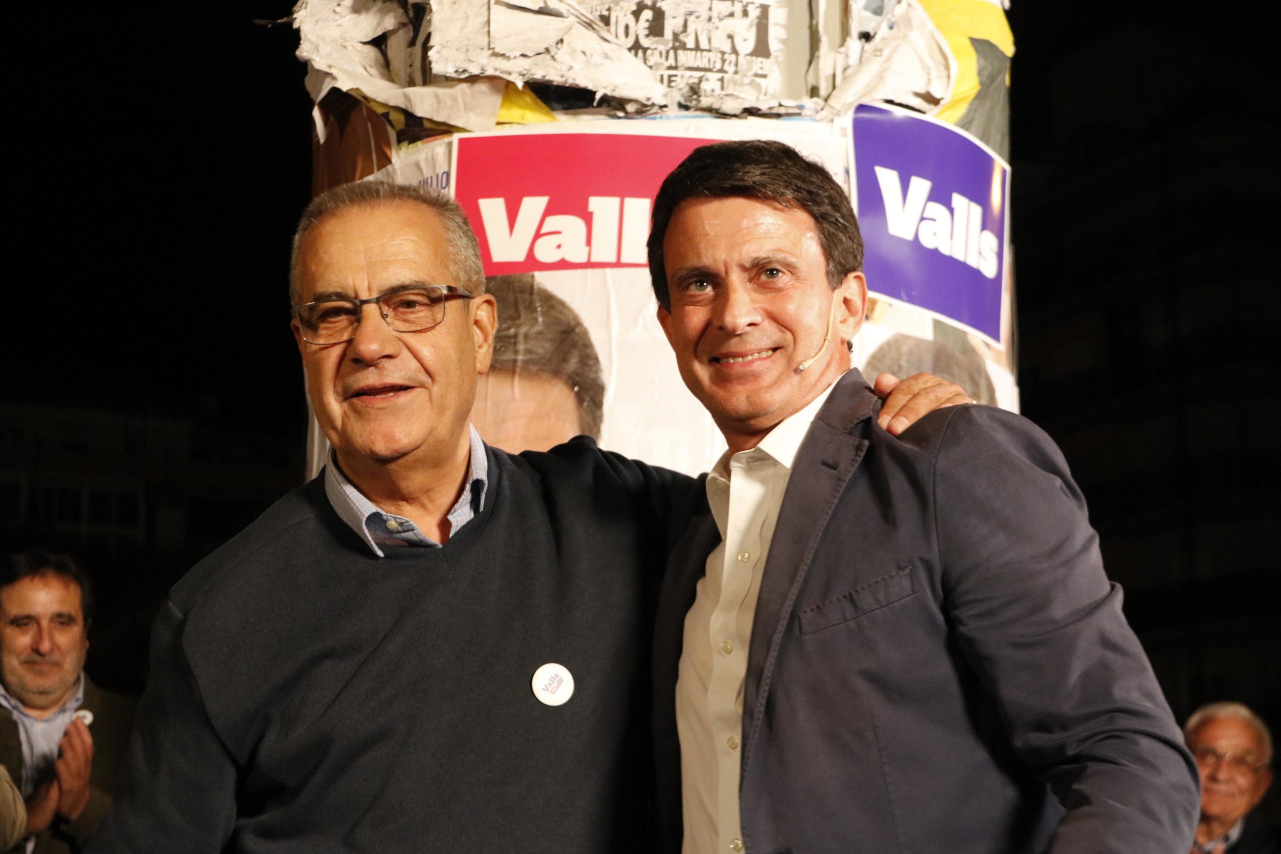 Manuel Valls i l'exministre socialista Celestino Corbacho / ACN - Gerard Artigas