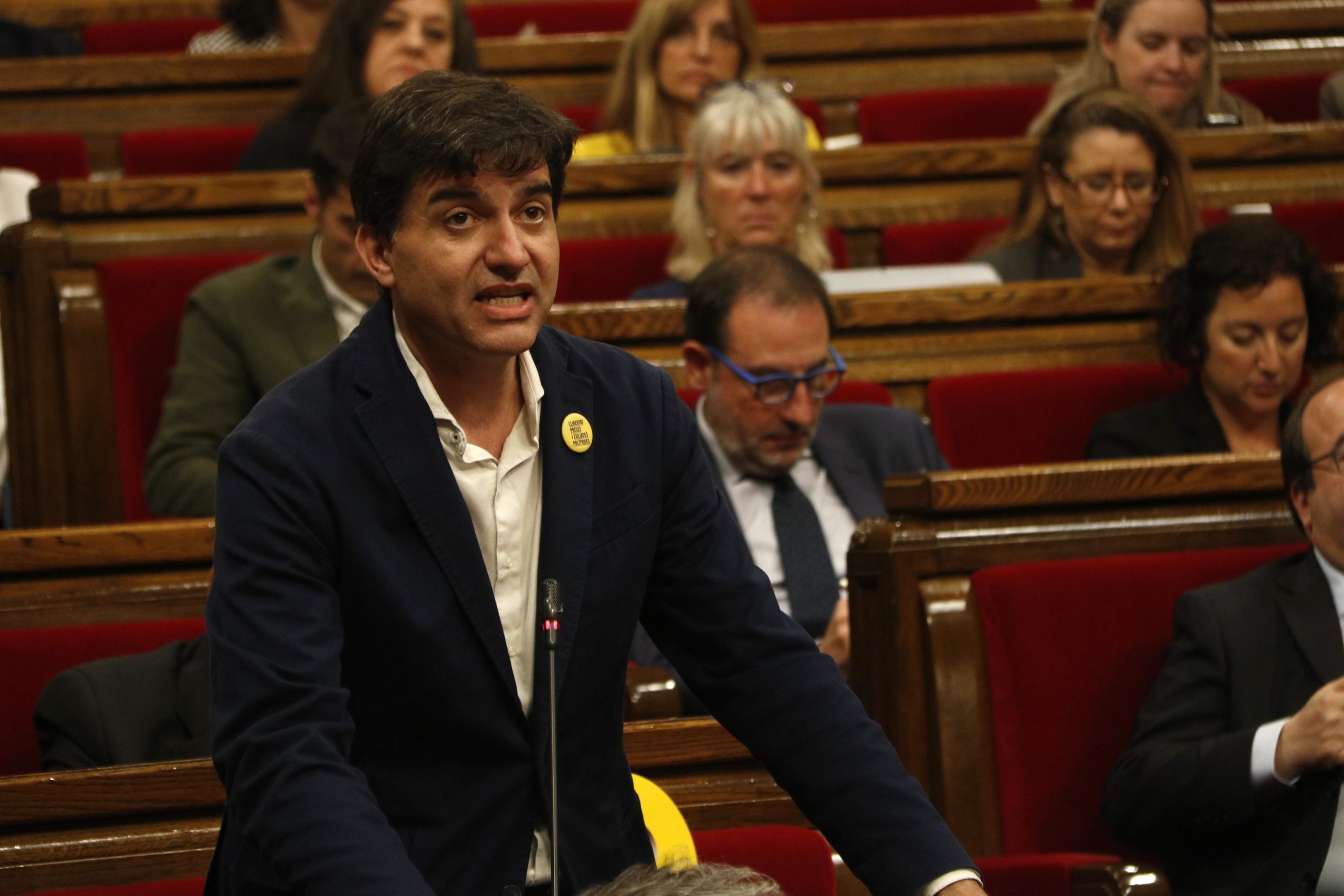 Sergi Sabrià, el president del grup d'ERC al Parlament, en una imatge d'arxiu / ACN