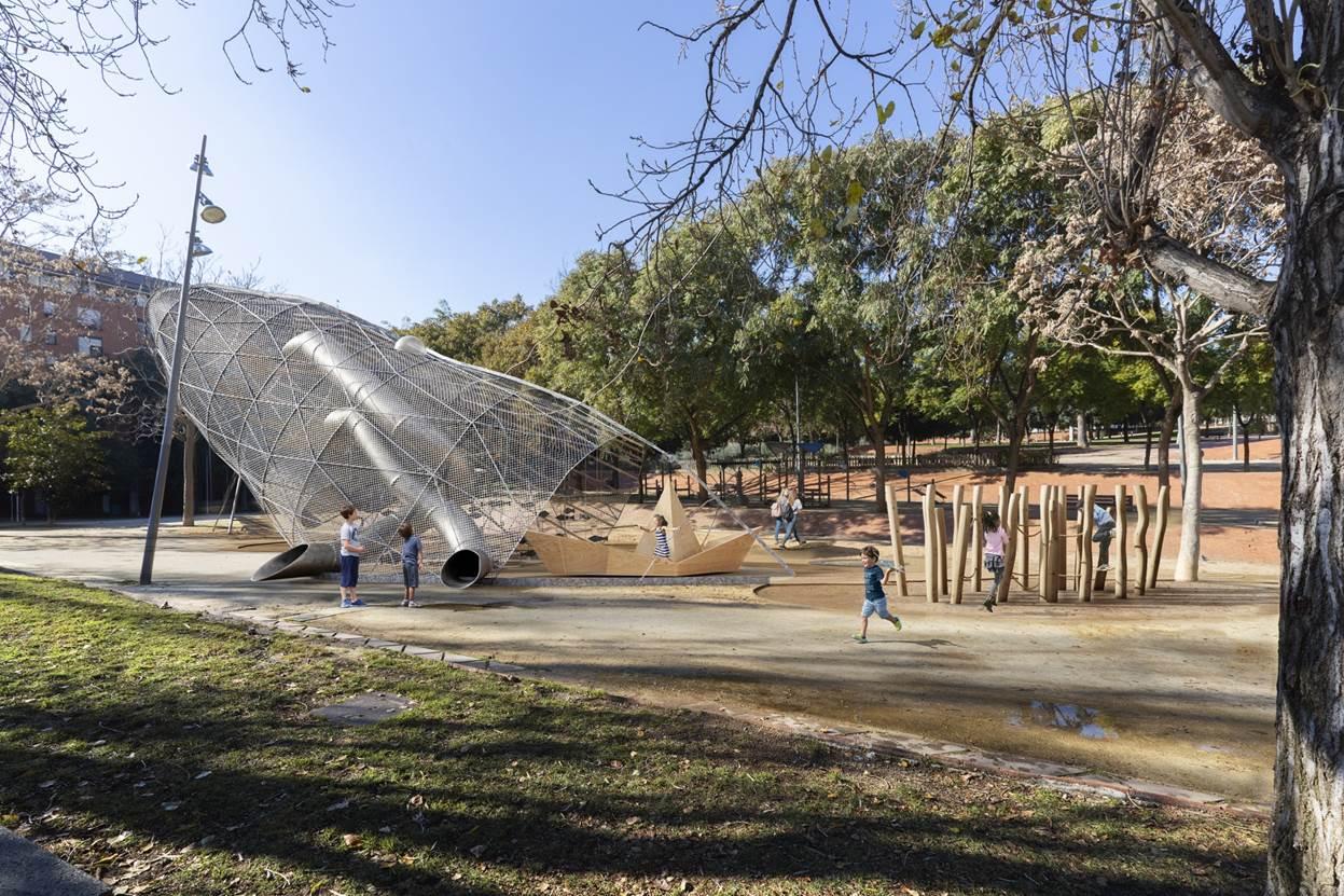 Recreació de la balena que hi haurà al Parc Central de Nou Barris / Ajuntament