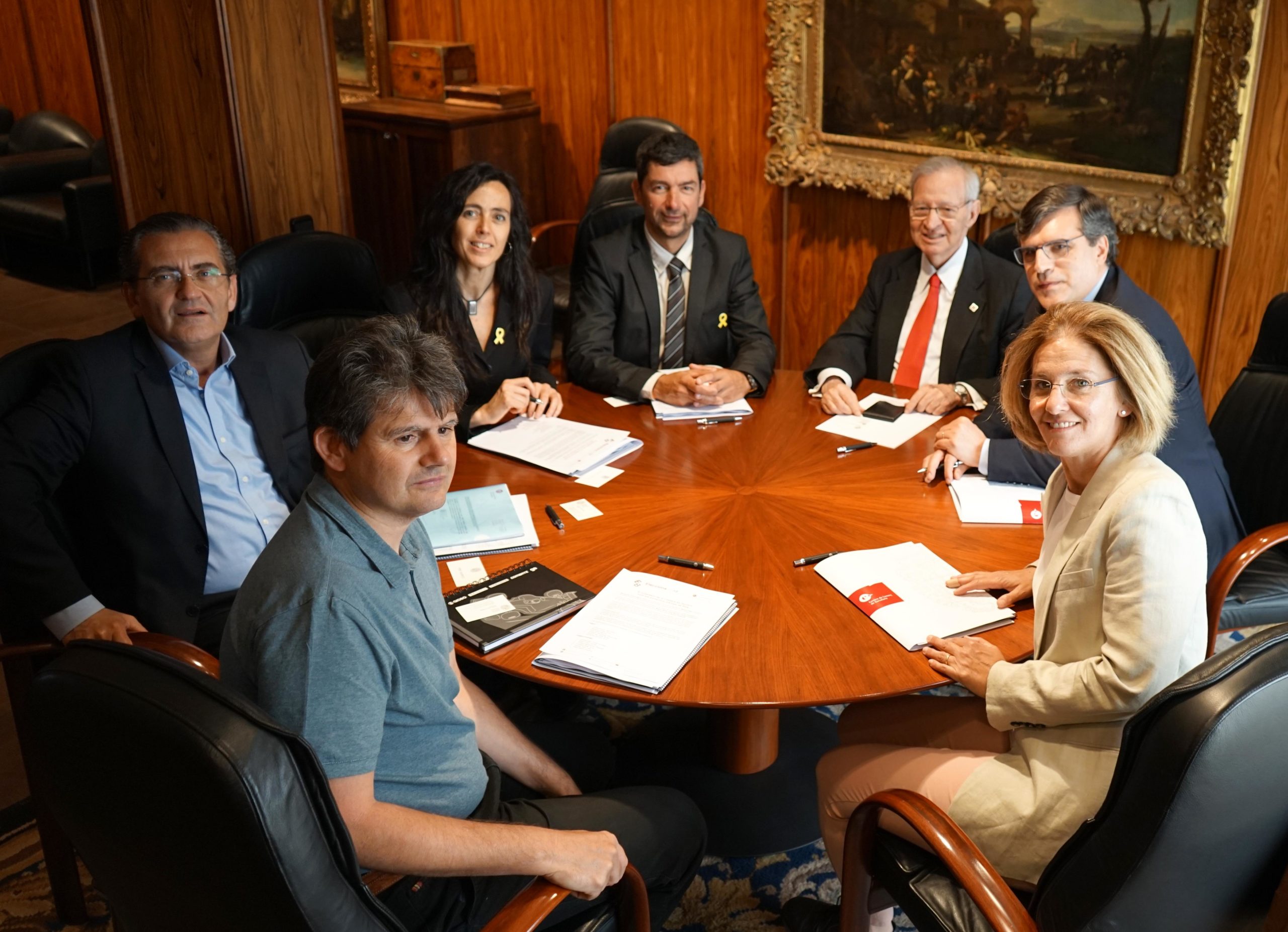 Trobada entre Eines de País i el president de la Cambra de Comerç, Miquel Valls / Cambra