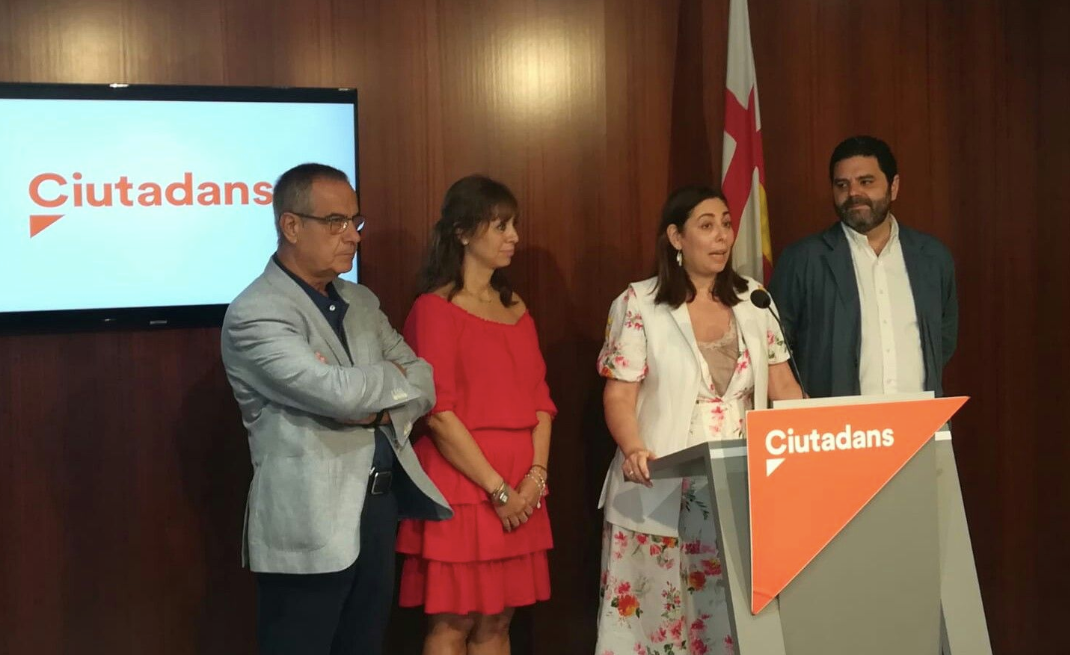 Els regidors del grup de Cs a l'Ajuntament, en una imatge d'arxiu / Ciutadans