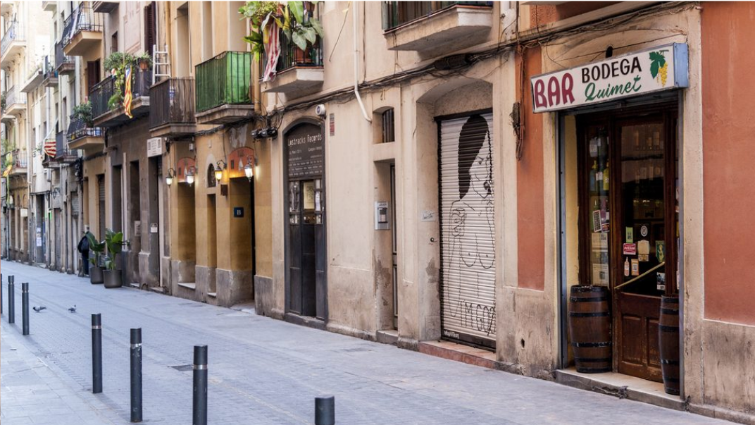 La bodega Quimet, a Gràcia, des del carrer. / Ajuntament 