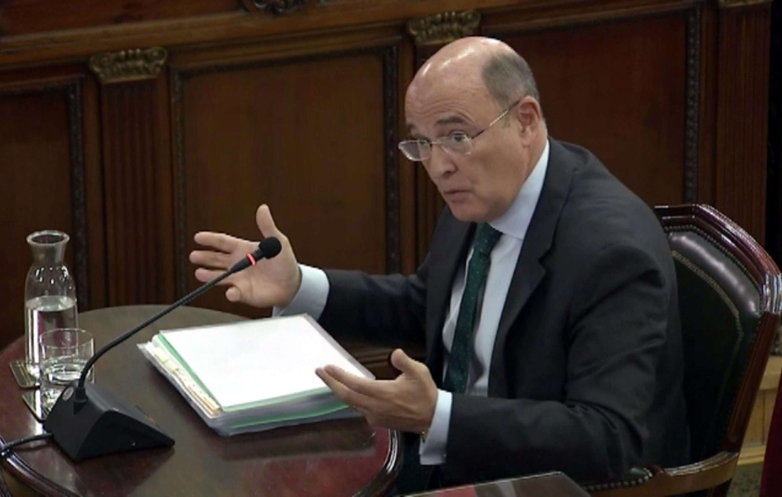 Diego Pérez de los Cobos, al març, declarant al Tribunal Suprem en el judici del Procés / ACN