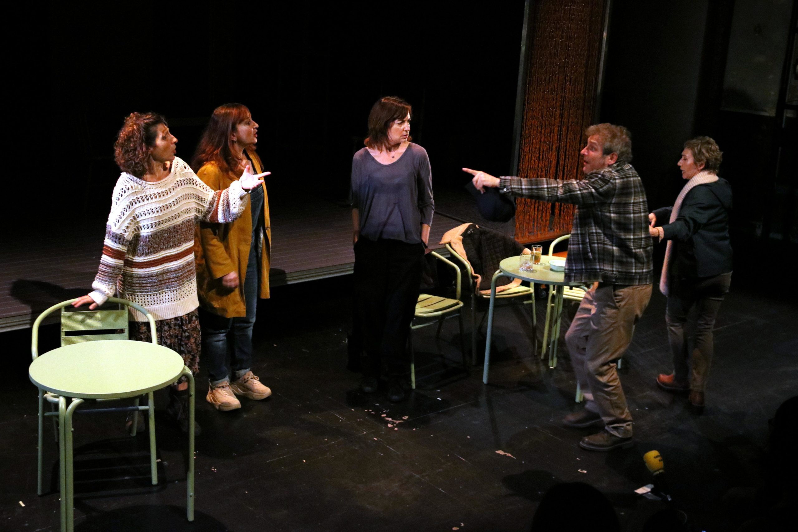 Una escena de 'Cançó per tornar a casa' de les T de Teatre a la Sala Beckett / ACN