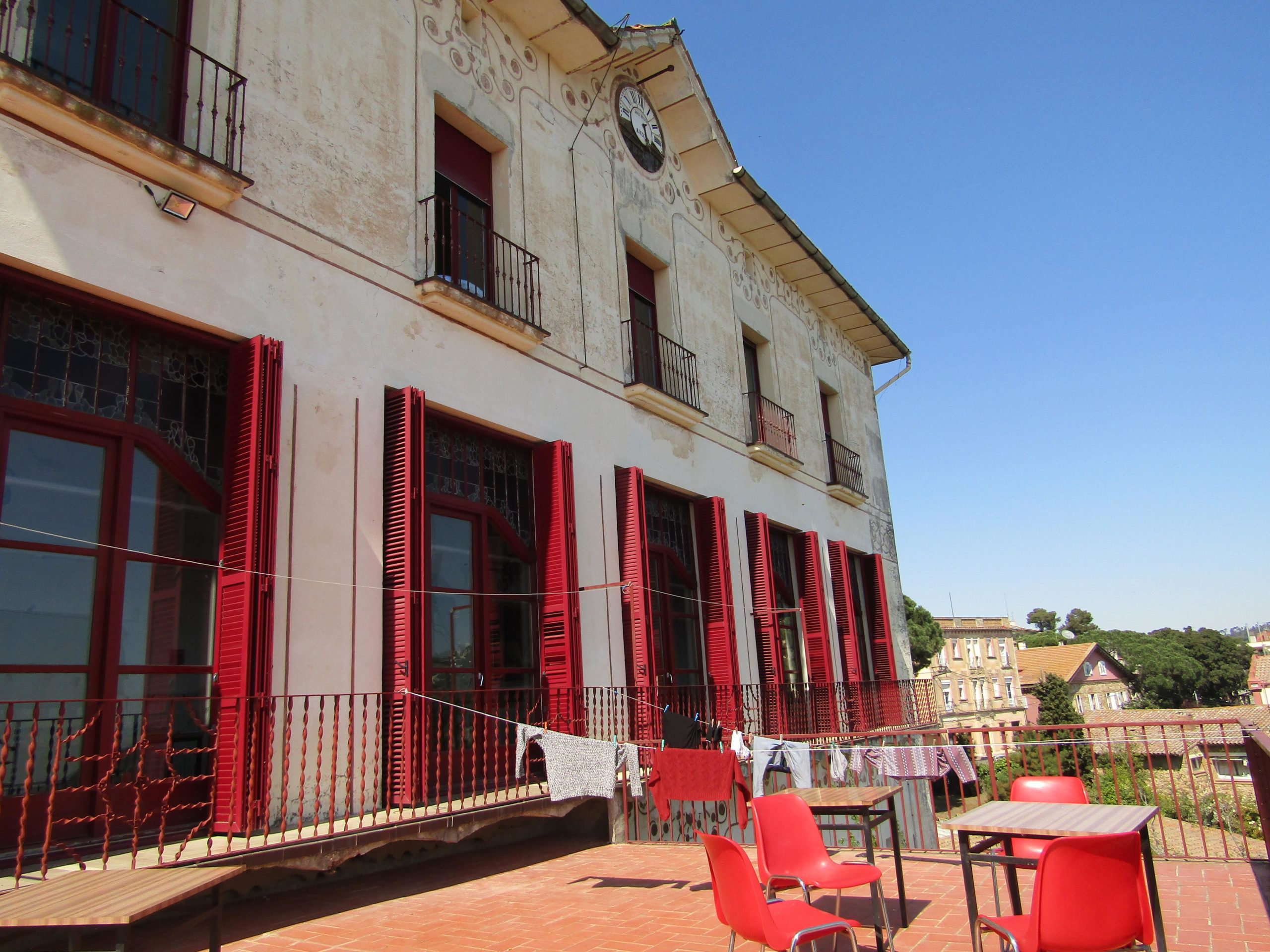 La terrassa-mirador de l'antic hotel Buenos Aires de Vallvidrera / Meritxell M. Pauné