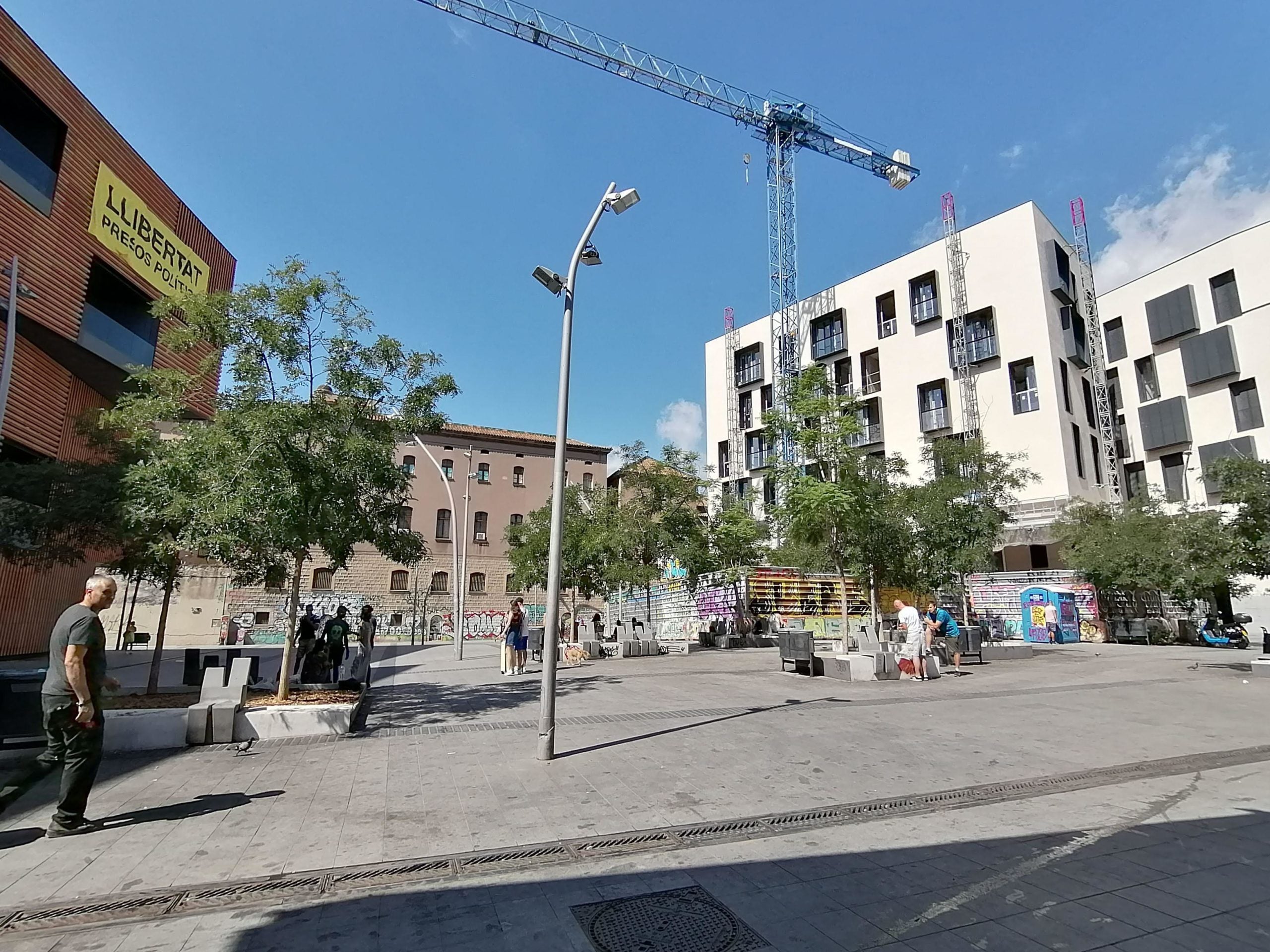 La reforma de la plaça Gardunya, rere la Boqueria, no satisfà veïns i comerciants / MMP