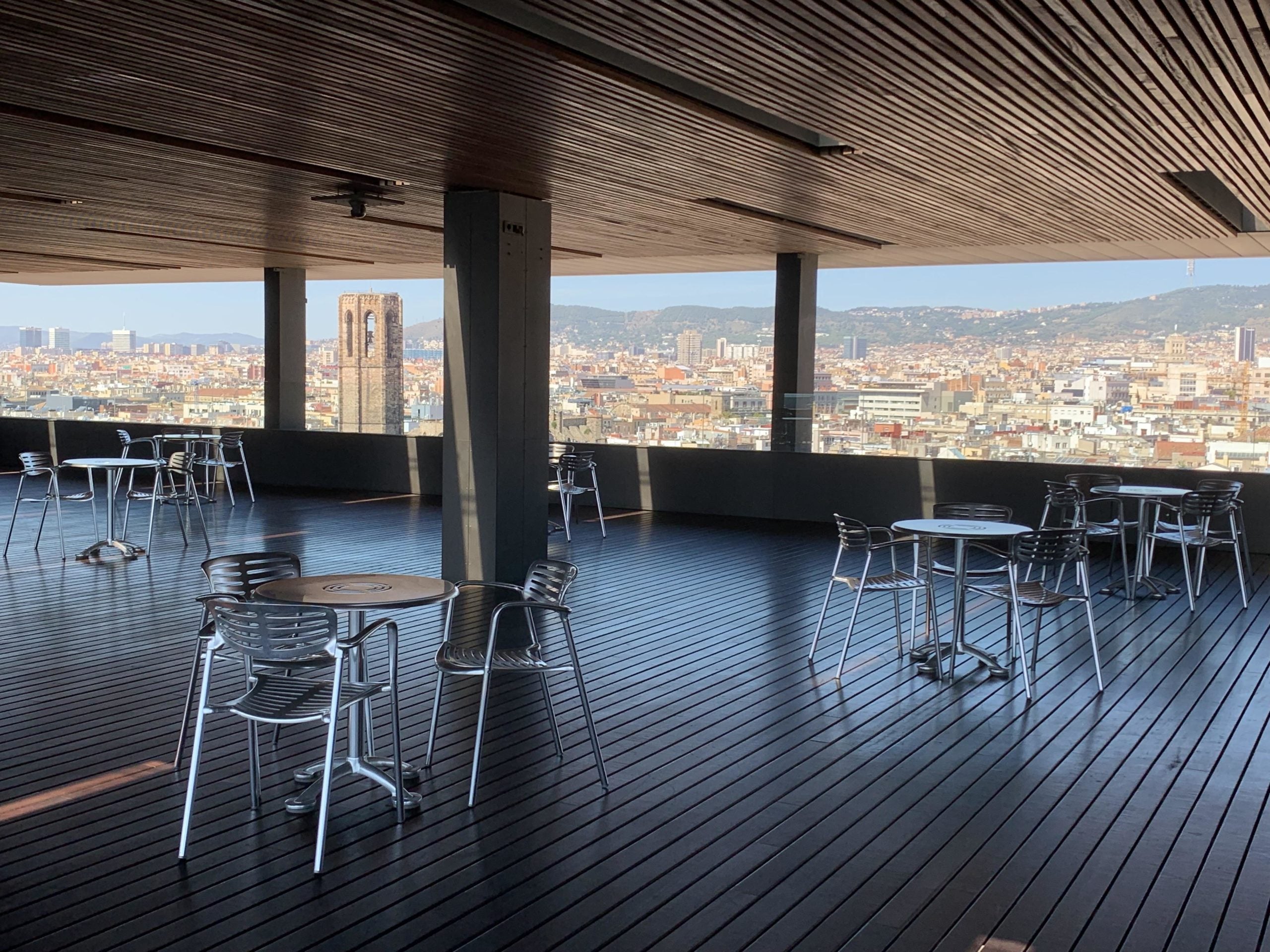 El mirador Maria Aurèlia Capmany, l'espai vetat a ERC. | Sílvia Barroso