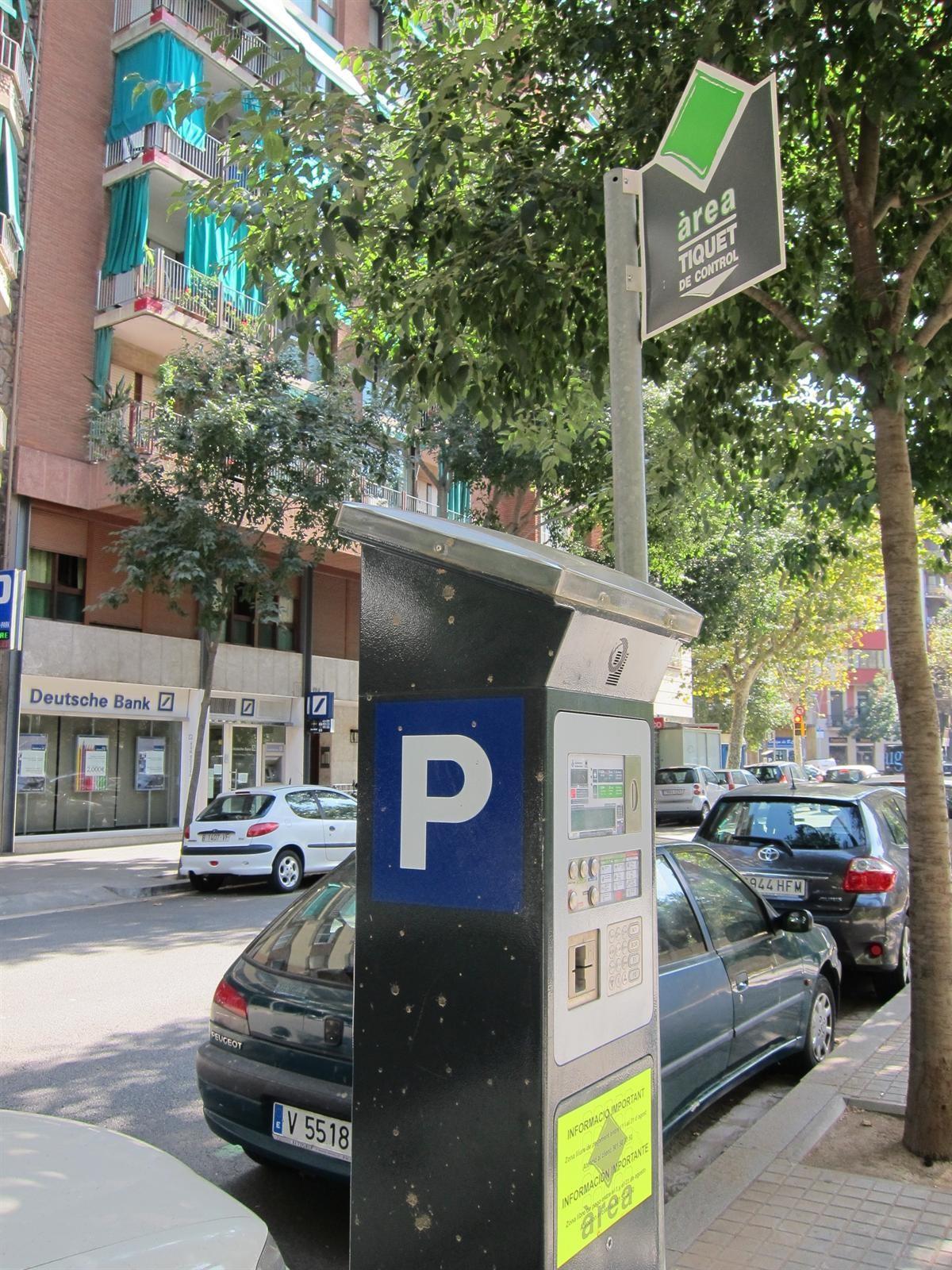 Imatge d'arxiu d'un parquímetre de Barcelona / Europa Press