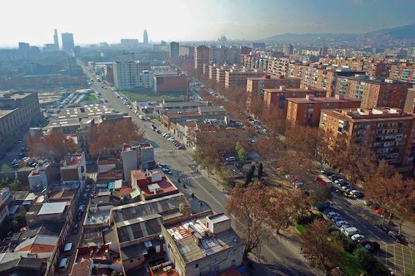 Vista aèria del barri del Besos - Maresme / Ajuntament de Barcelona