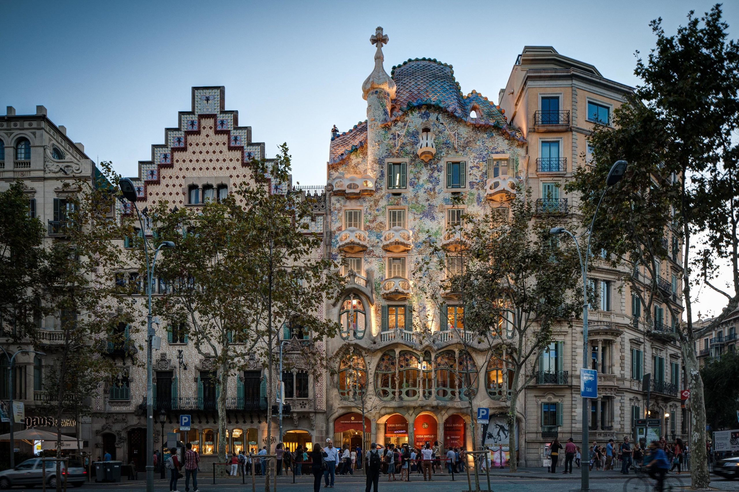 La Casa Batlló és un dels edificis més visitats de Barcelona / Wikimedia/ChristianSchd