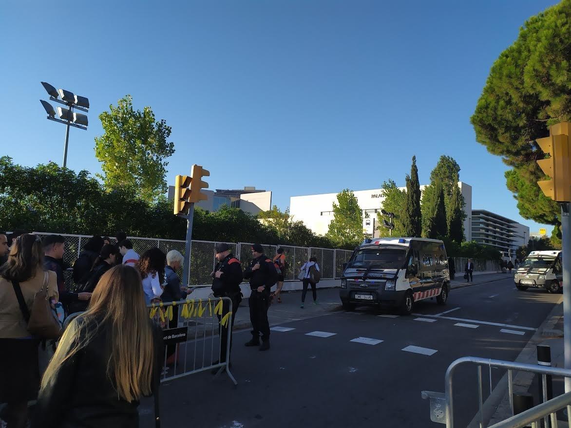 Els Mossos han tallat un carril de la Diagonal / Europa Press