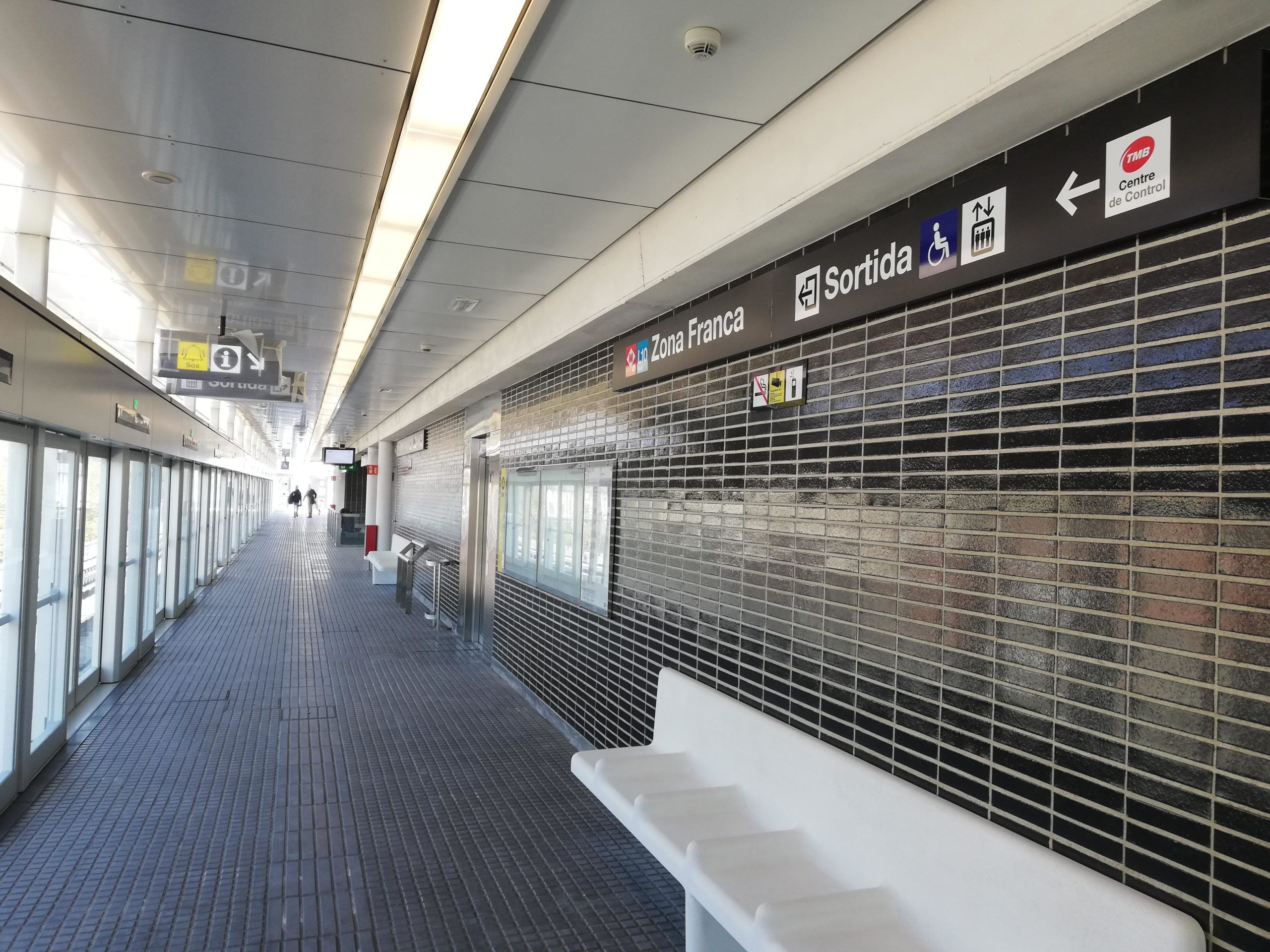 L'estació de Zona Franca de la L10 | Adrià Lizanda